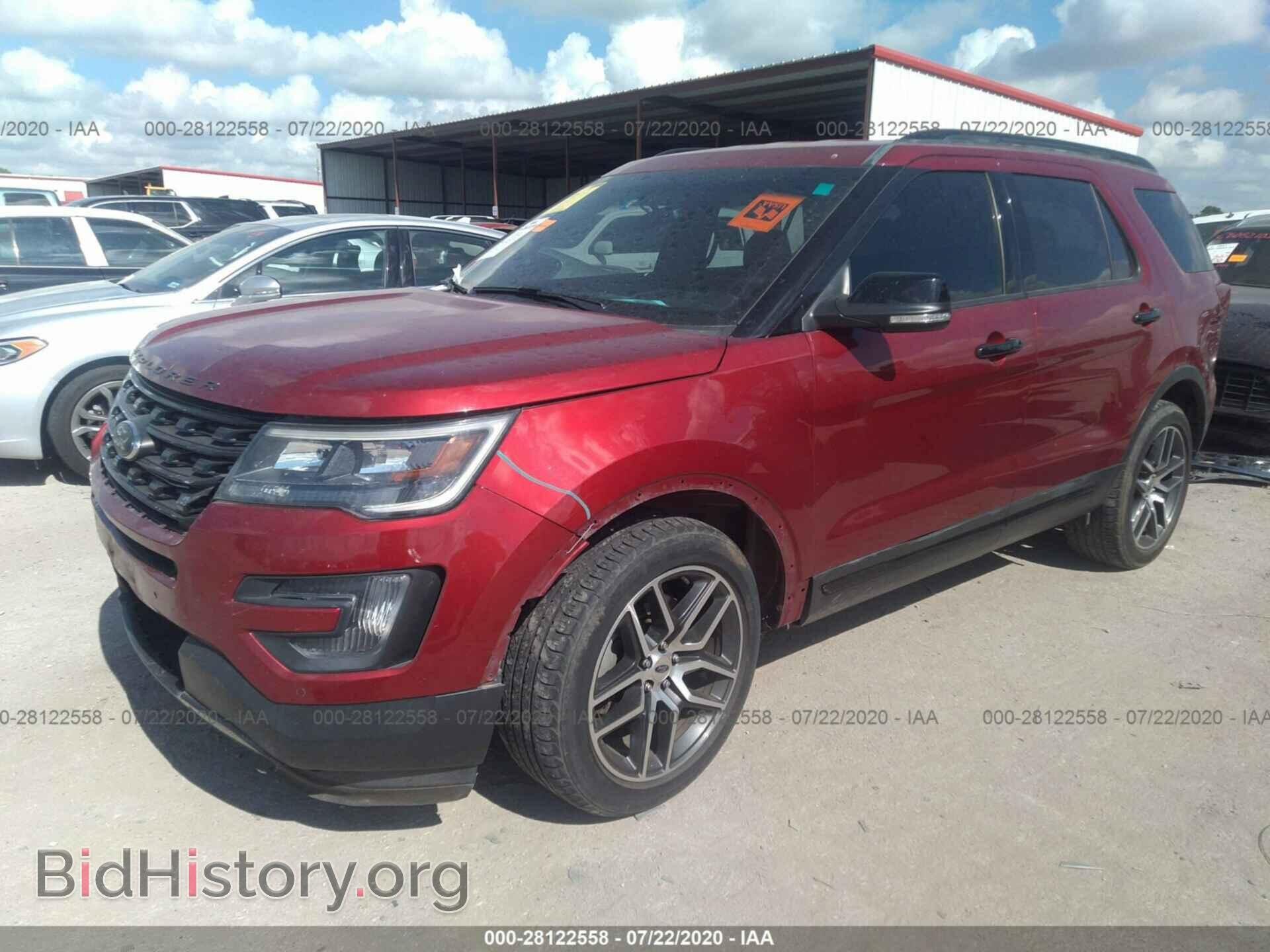 2016 FORD EXPLORER - VIN: 1FM5K8GT5GGB37334 - Фото 2