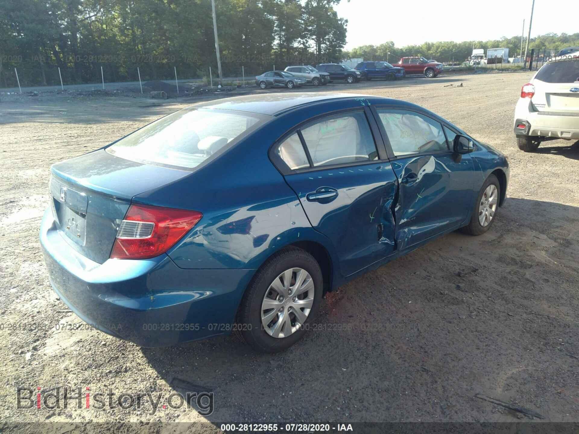 2012 HONDA CIVIC SDN - VIN: 19XFB2F57CE367833 - Фото 4