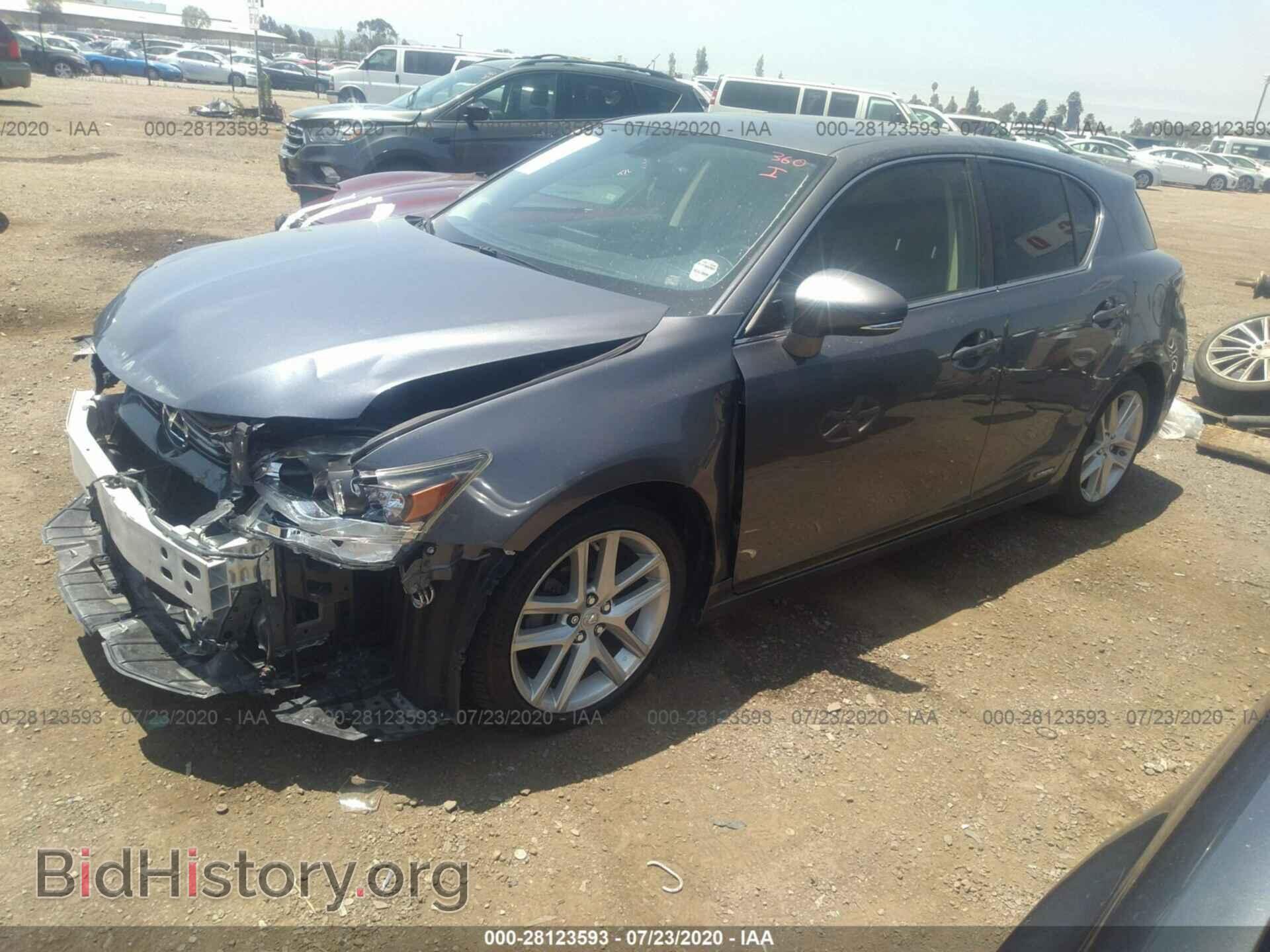 2015 LEXUS CT 200H - VIN: JTHKD5BH2F2219017 - Фото 2