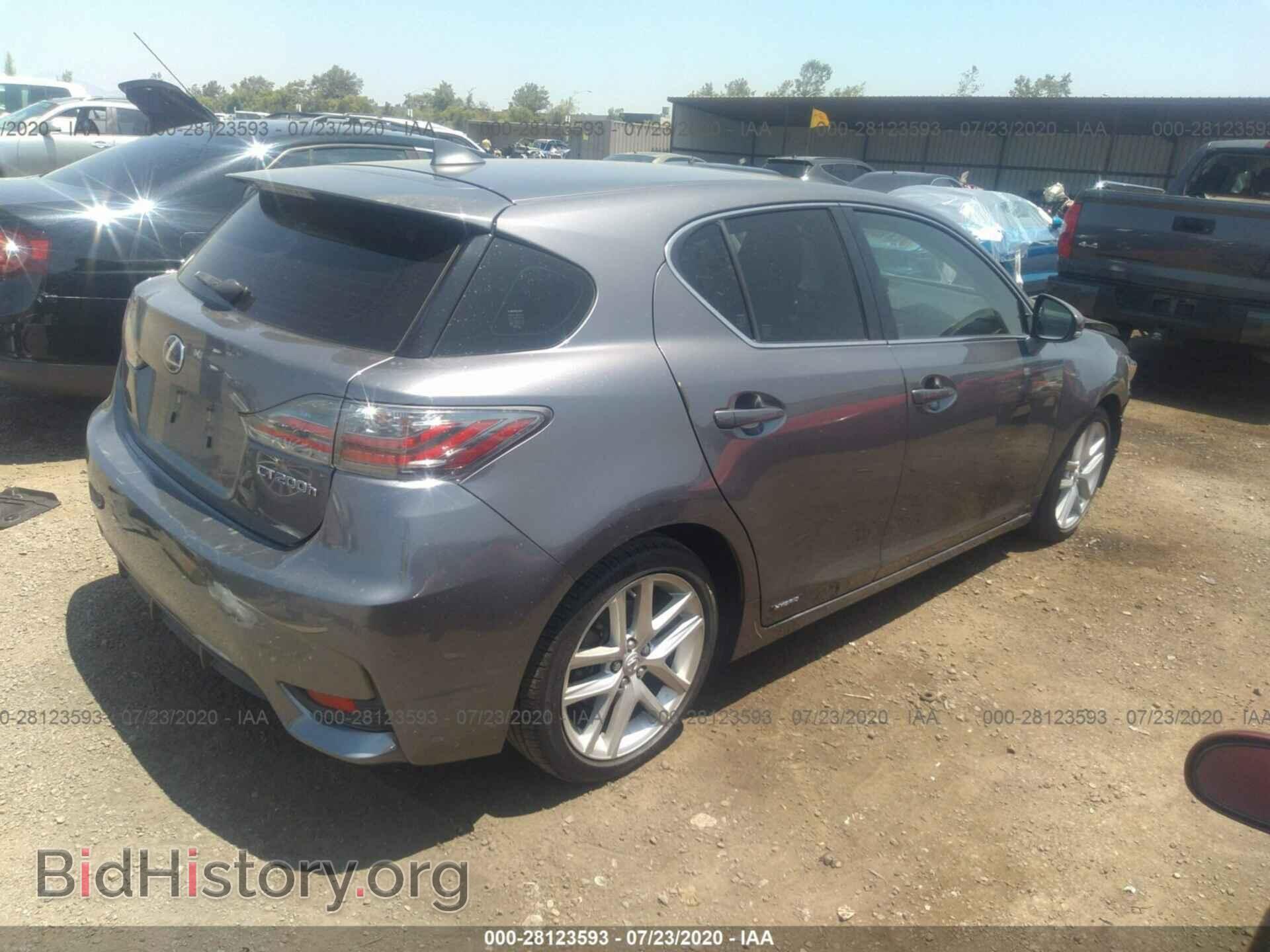 2015 LEXUS CT 200H - VIN: JTHKD5BH2F2219017 - Фото 4