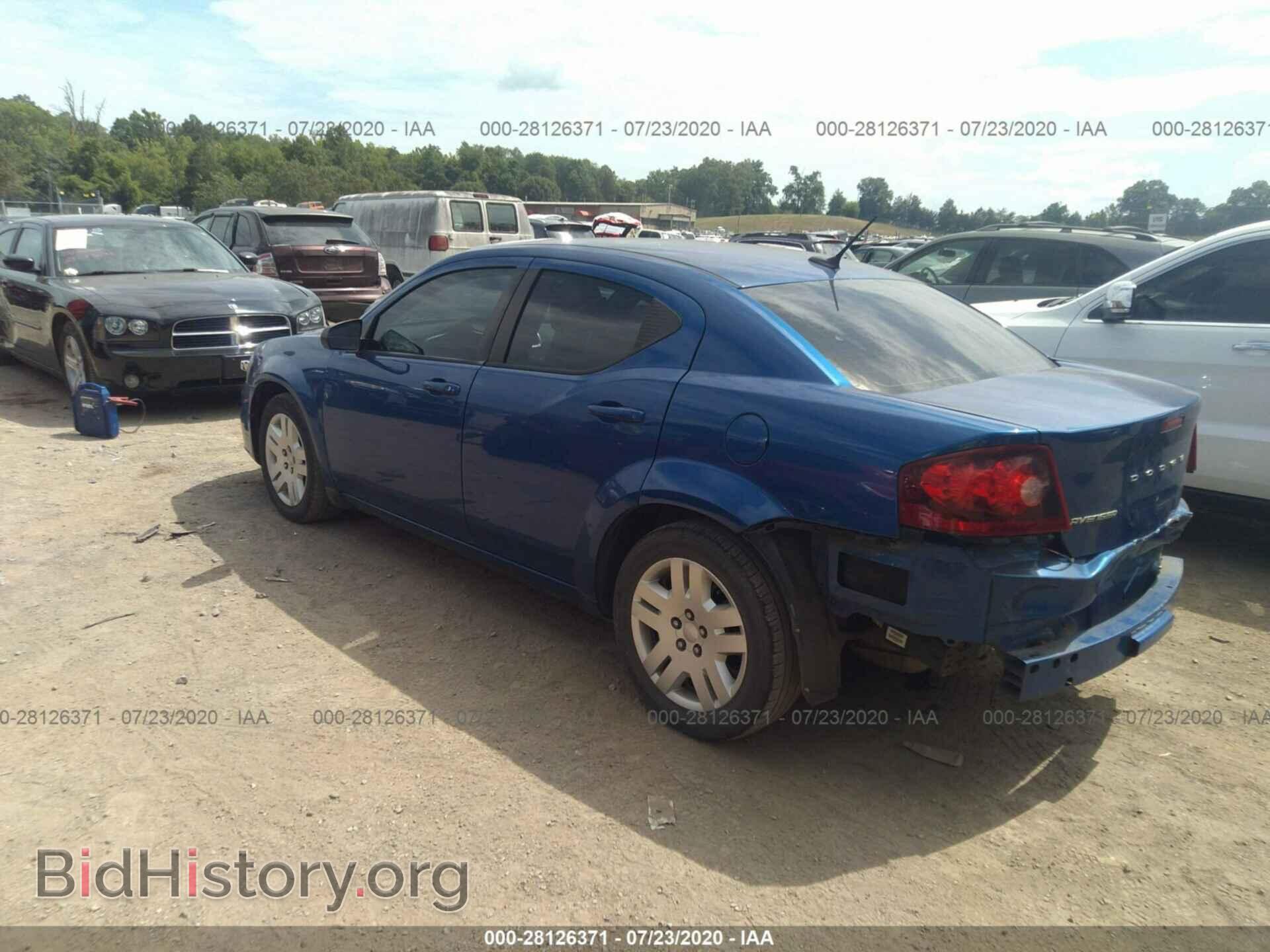 2013 DODGE AVENGER - VIN: 1C3CDZAB9DN615844 - Фото 3