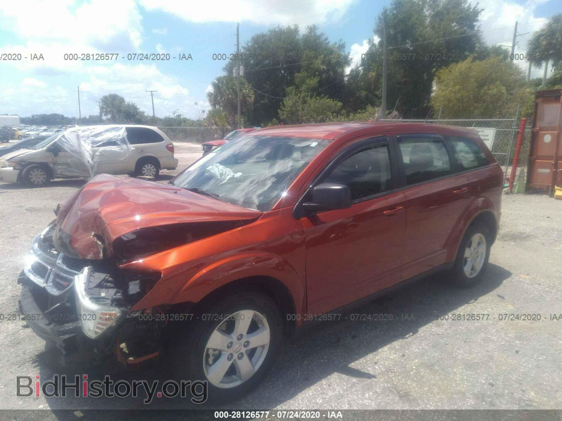 2013 DODGE JOURNEY - VIN: 3C4PDCAB6DT578925 - Фото 2