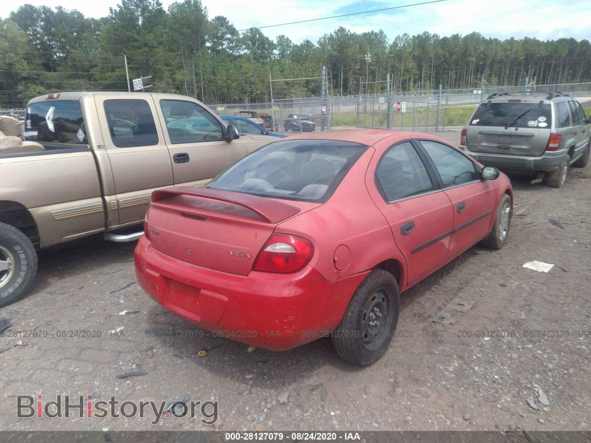2004 DODGE NEON - VIN: 1B3ES26C84D572110 - Фото 4