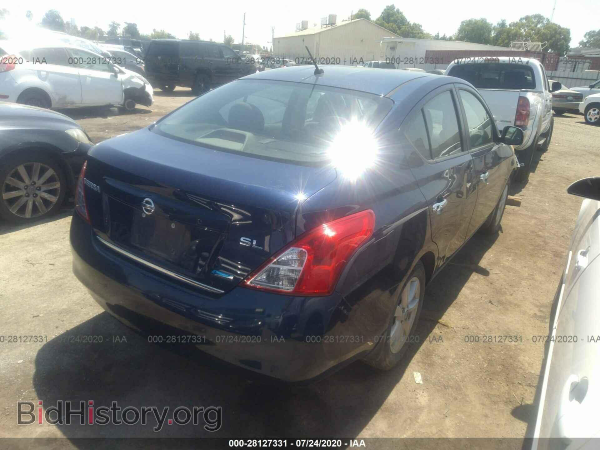 2012 NISSAN VERSA - VIN: 3N1CN7AP6CL878948 - Фото 4