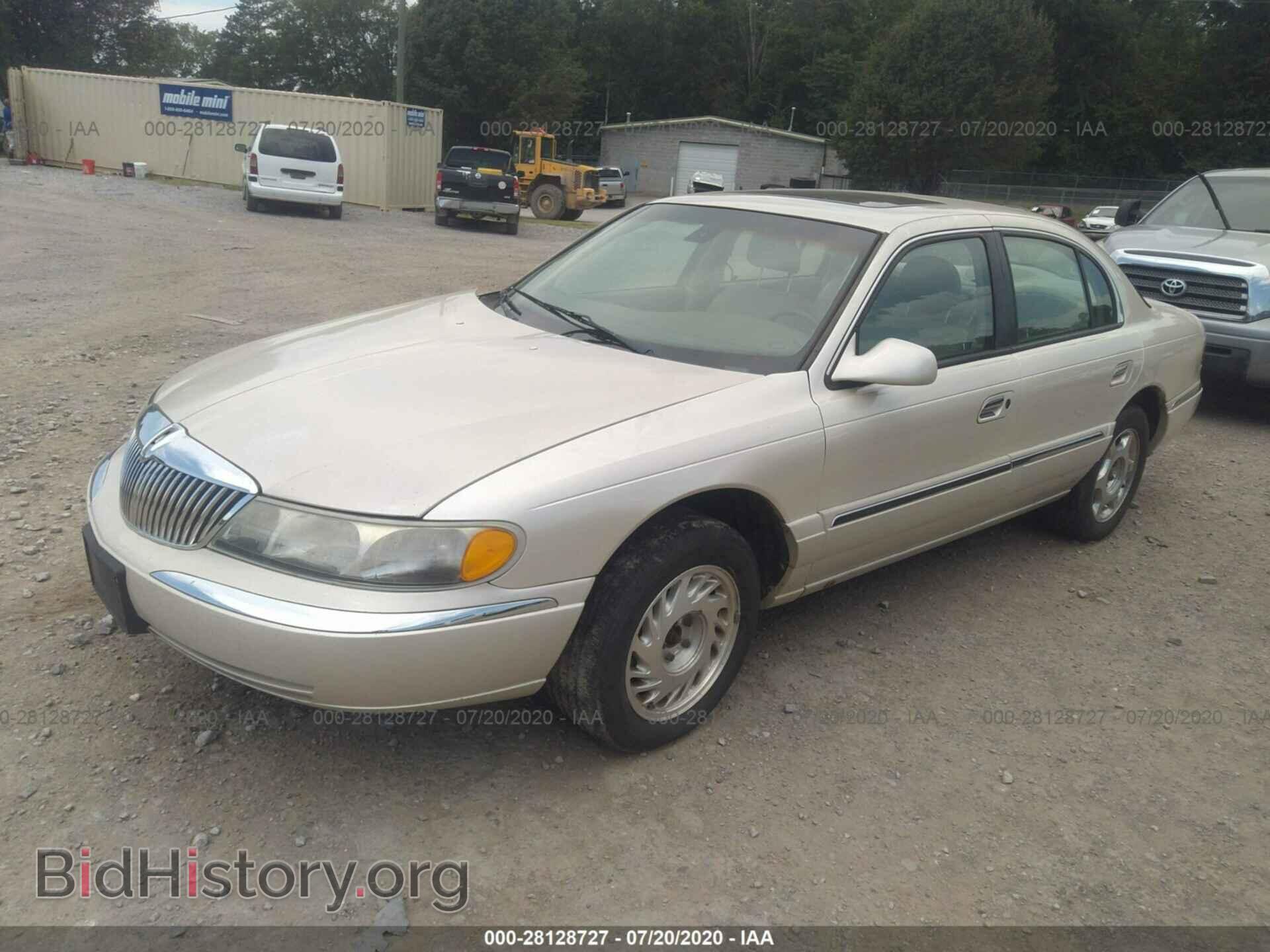 1999 LINCOLN CONTINENTAL - VIN: 1LNHM97V4XY634285 - Фото 2