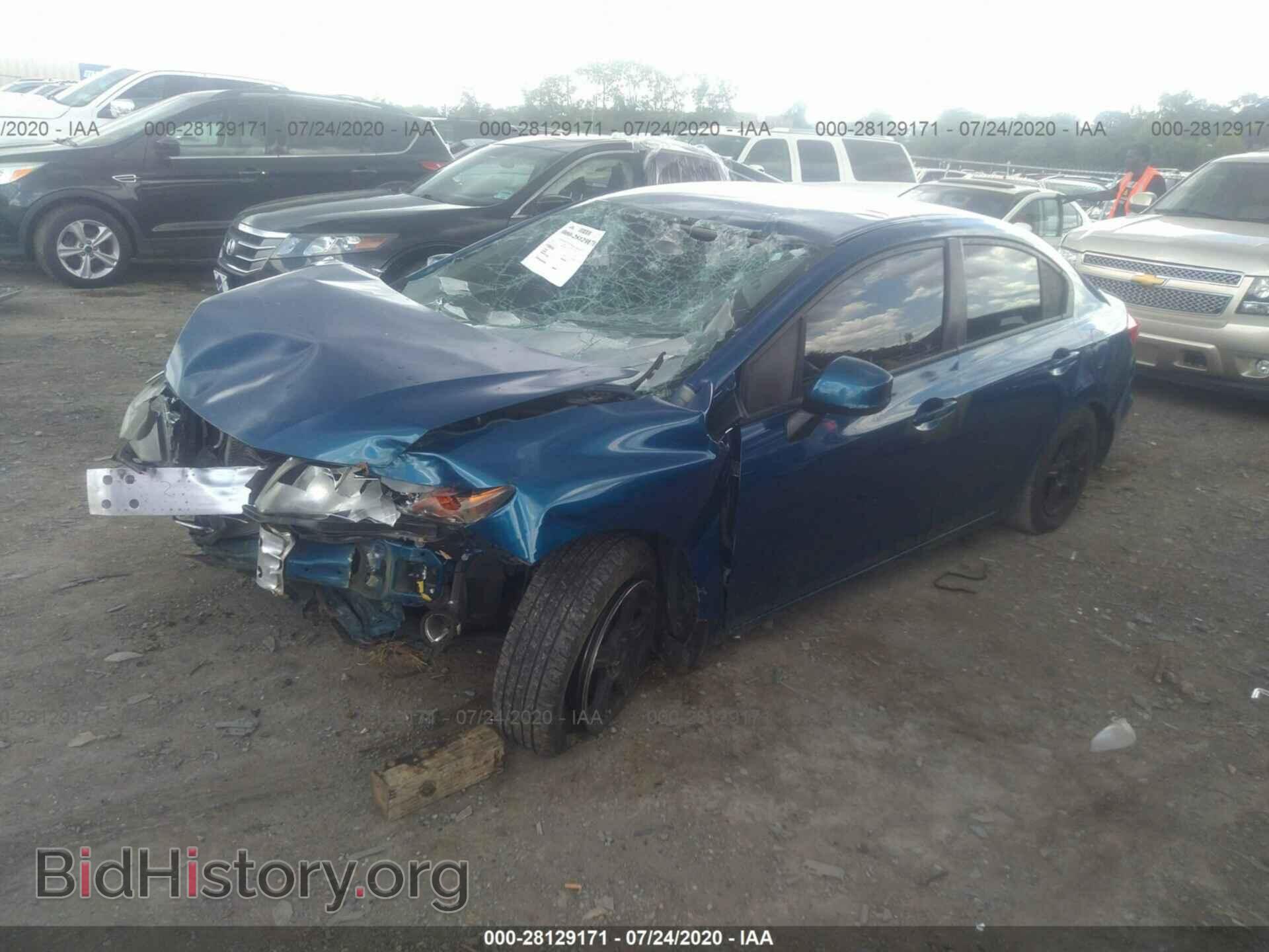 2012 HONDA CIVIC SDN - VIN: 2HGFB2F50CH512071 - Фото 2
