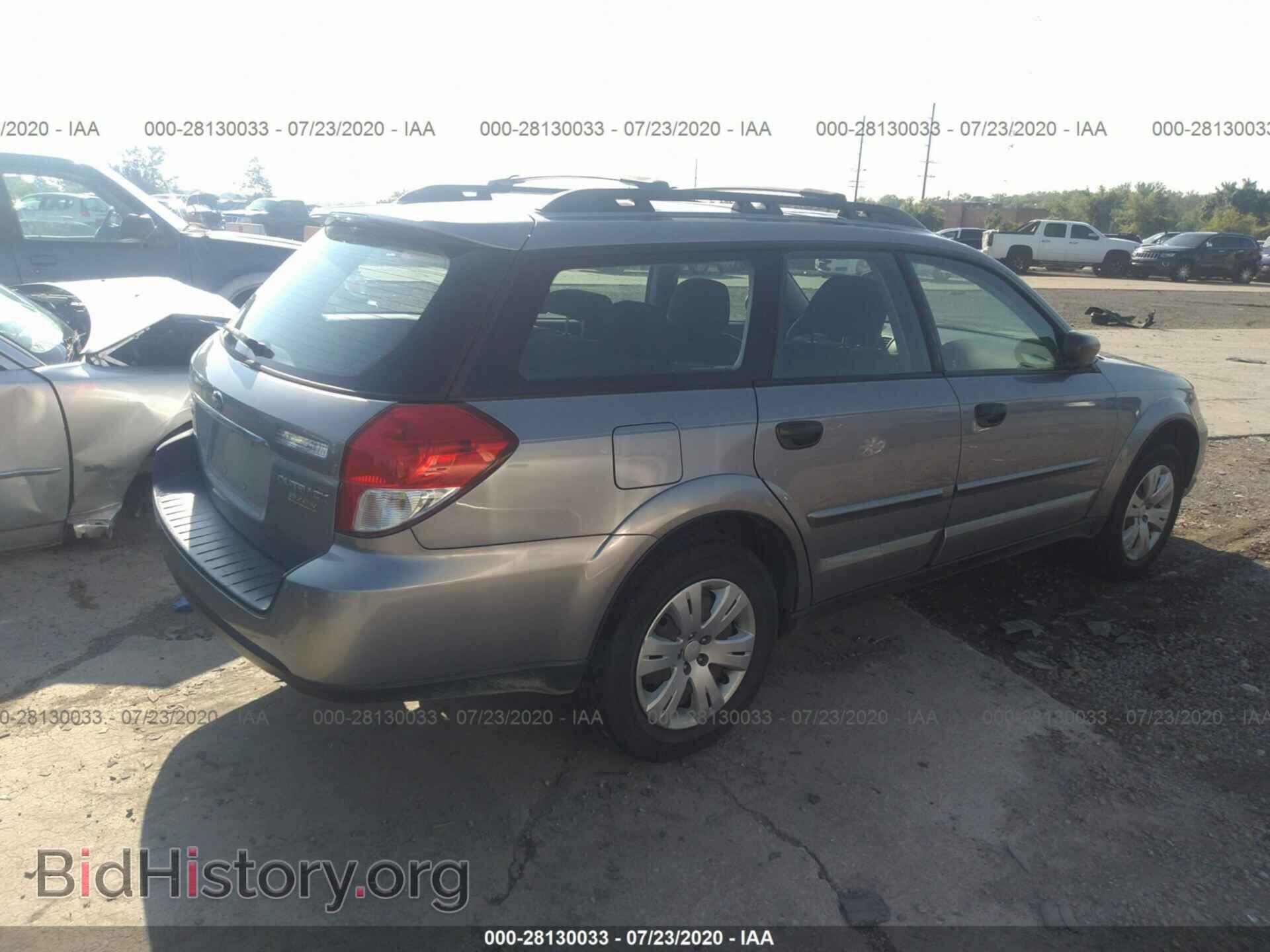 2008 SUBARU OUTBACK - VIN: 4S4BP60C586366705 - Фото 4