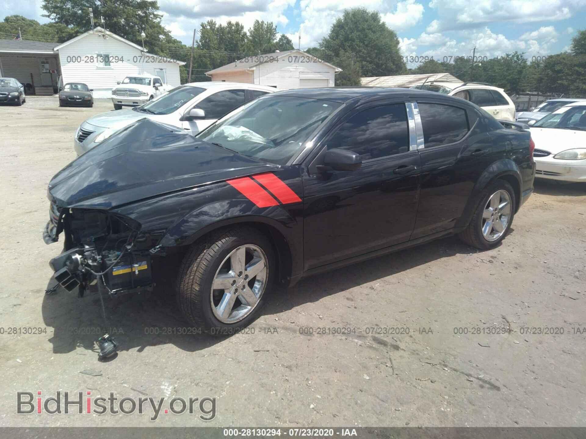 2013 DODGE AVENGER - VIN: 1C3CDZCB4DN616008 - Фото 2