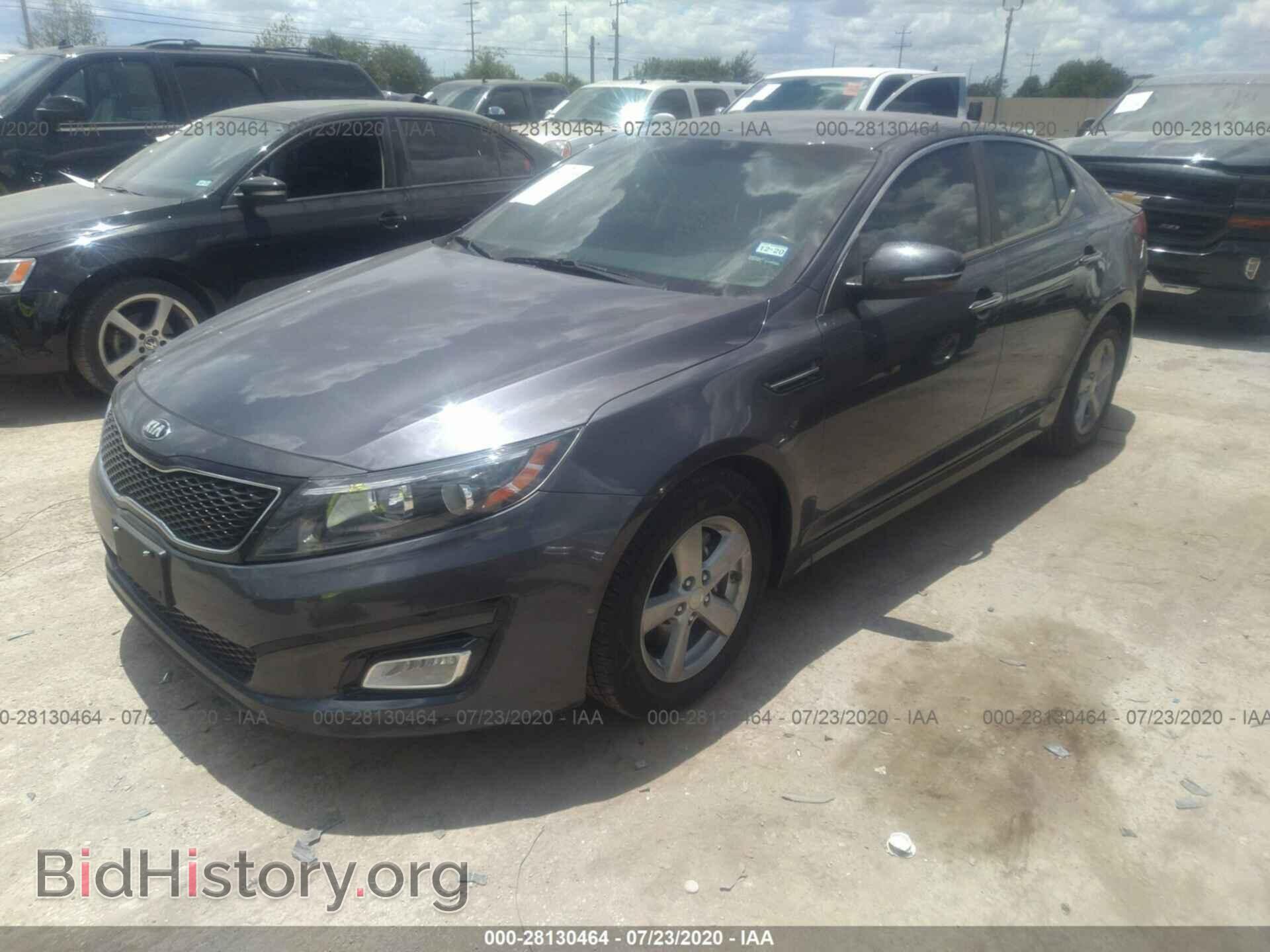 2015 KIA OPTIMA - VIN: KNAGM4A73F5633784 - Фото 2