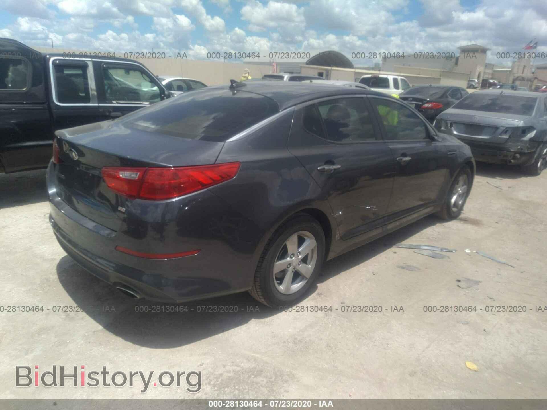 2015 KIA OPTIMA - VIN: KNAGM4A73F5633784 - Фото 4