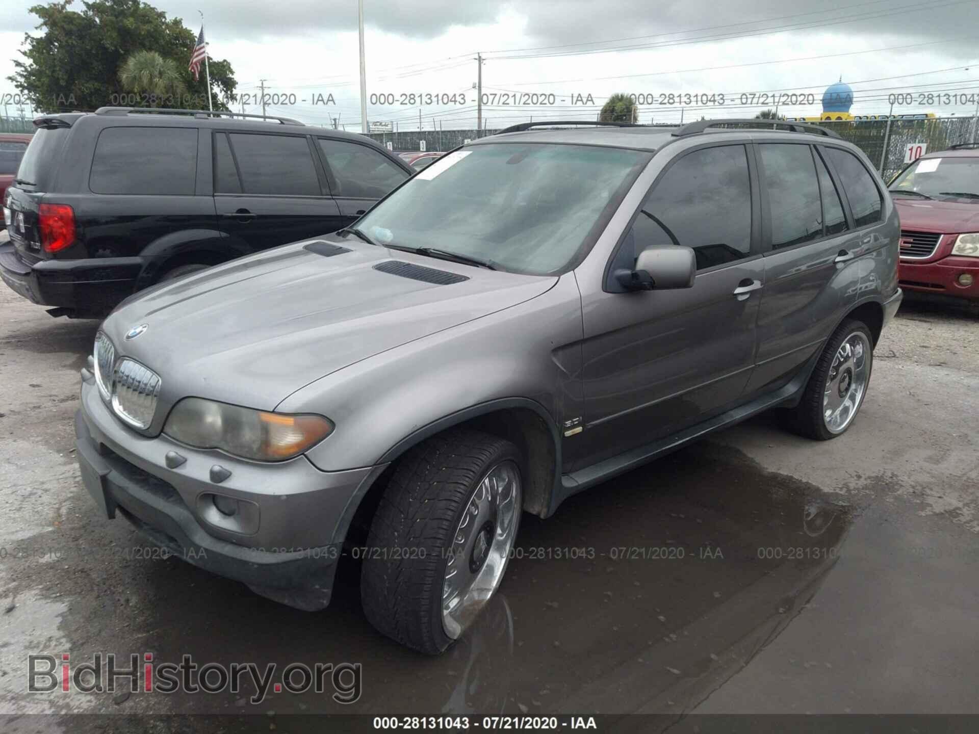 2005 BMW X5 - VIN: 5UXFA13515LY01948 - Фото 2