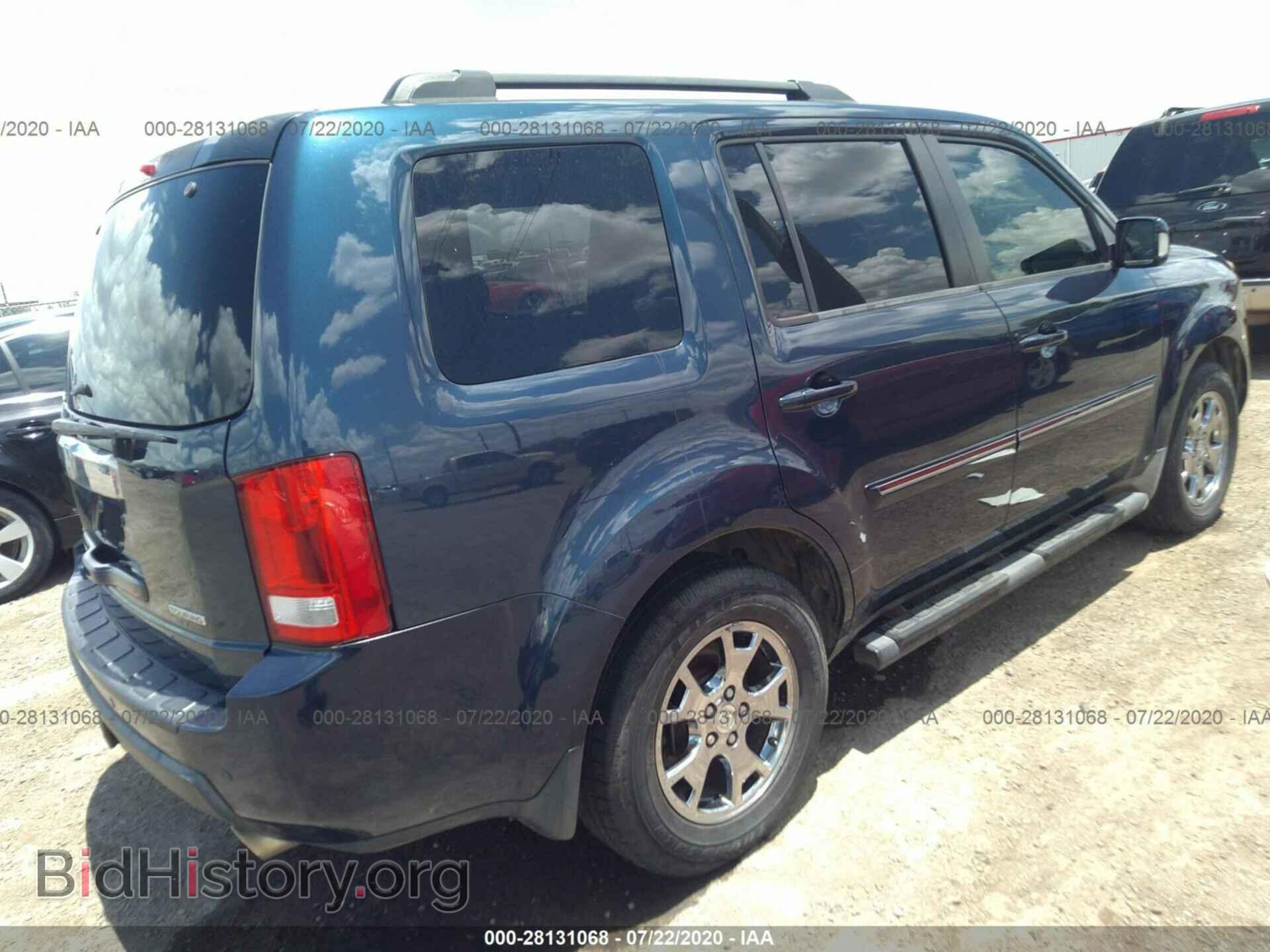 2009 HONDA PILOT - VIN: 5FNYF38929B010985 - Фото 4