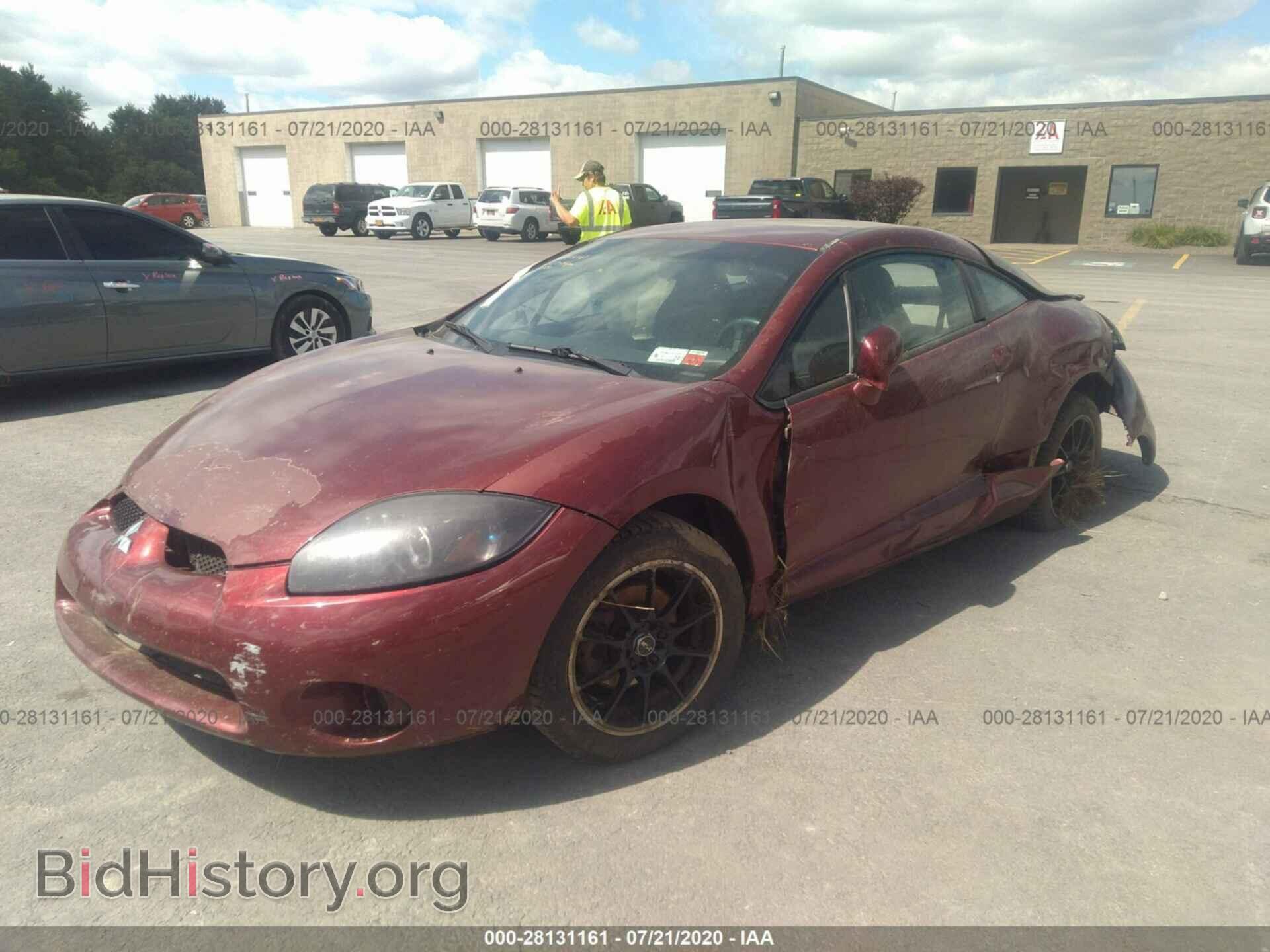 2007 MITSUBISHI ECLIPSE - VIN: 4A3AK24F27E058291 - Фото 2