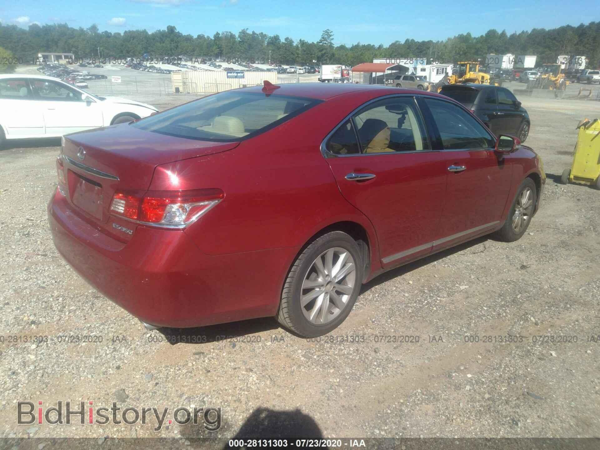 2010 LEXUS ES 350 - VIN: JTHBK1EG8A2346557 - Фото 4