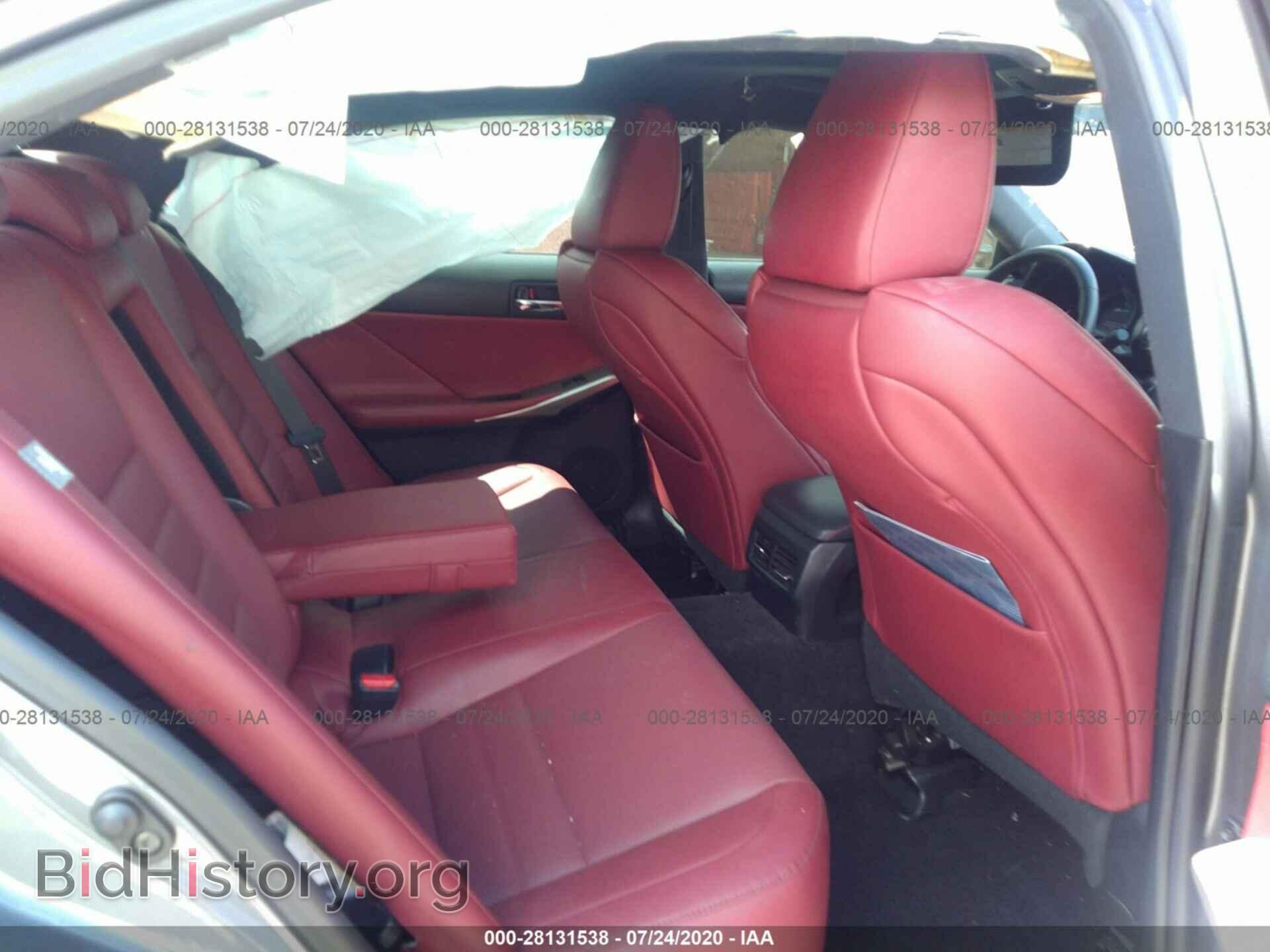2014 LEXUS IS 350 - VIN: JTHBE1D22E5014387 - Фото 8