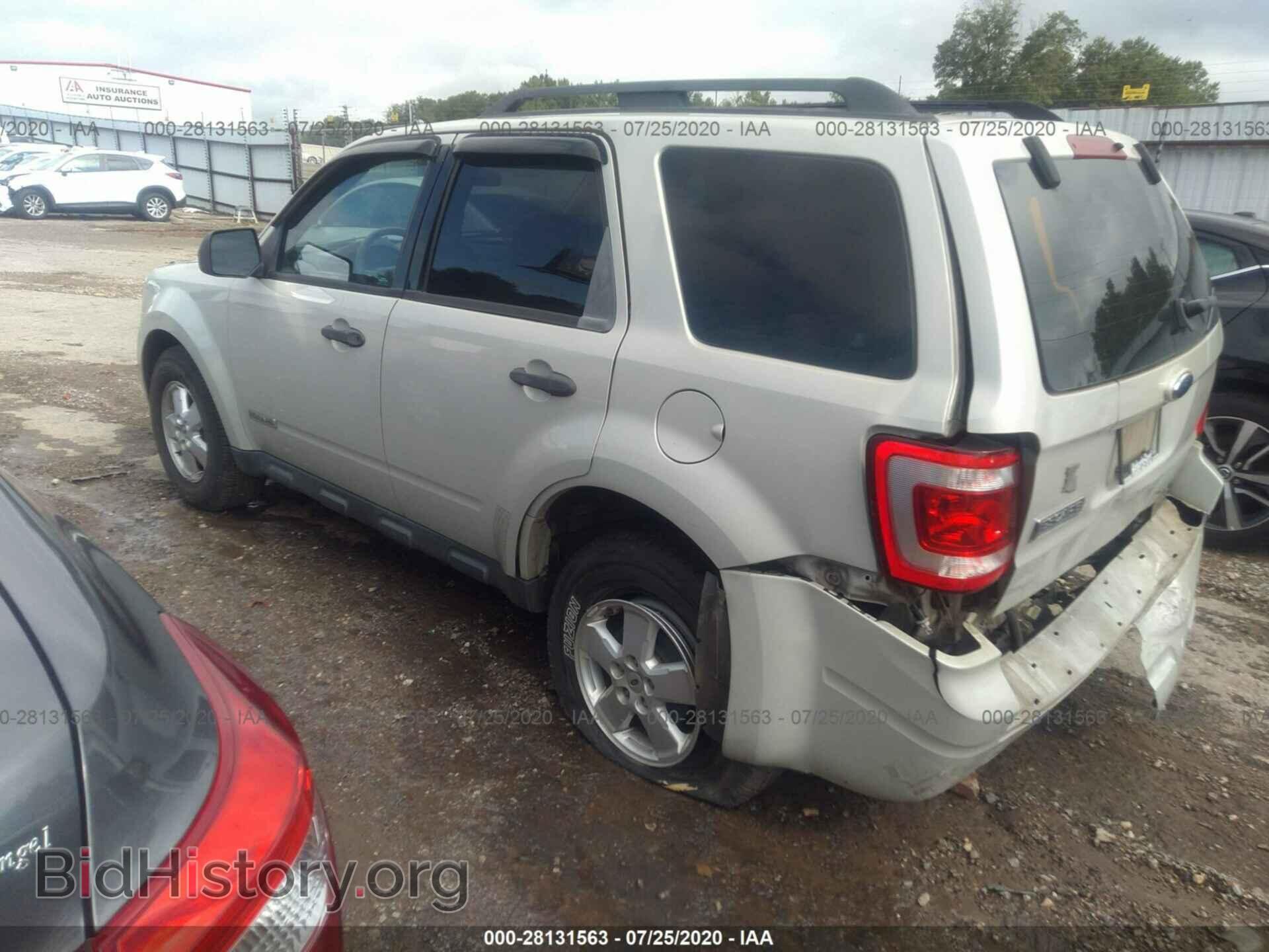 2008 FORD ESCAPE - VIN: 1FMCU02Z78KB92641 - Фото 3