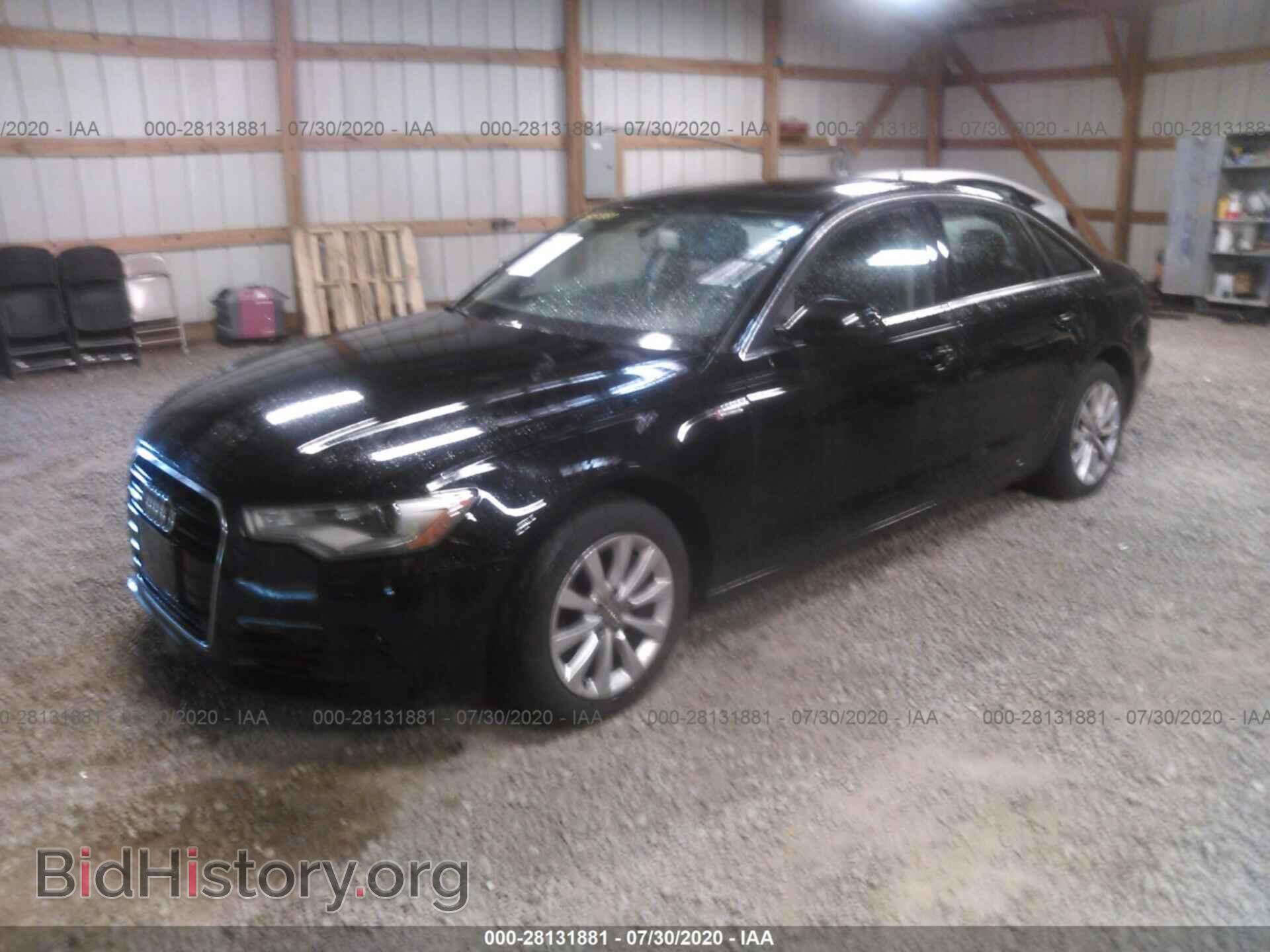 2012 AUDI A6 - VIN: WAUGGAFCXCN035862 - Фото 2