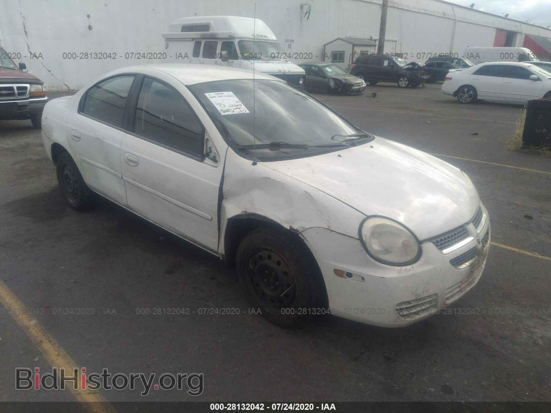 Photo 1B3ES56C85D160336 - DODGE NEON 2005