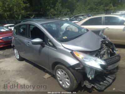 2015 Nissan VERSA NOTE S/S Plus/SV/SR/SL, серый — VIN 3N1CE2CP5FL376467, IAAI