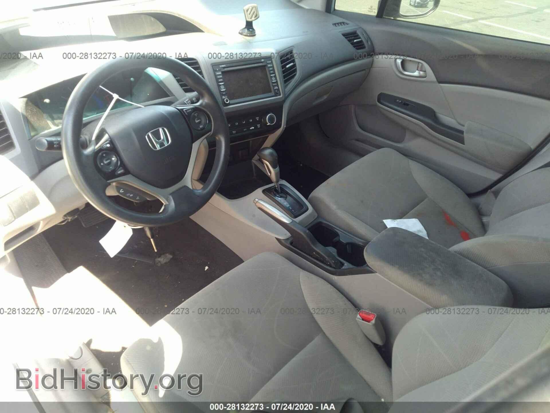 2012 HONDA CIVIC SDN - VIN: 19XFB5F5XCE001981 - Фото 5
