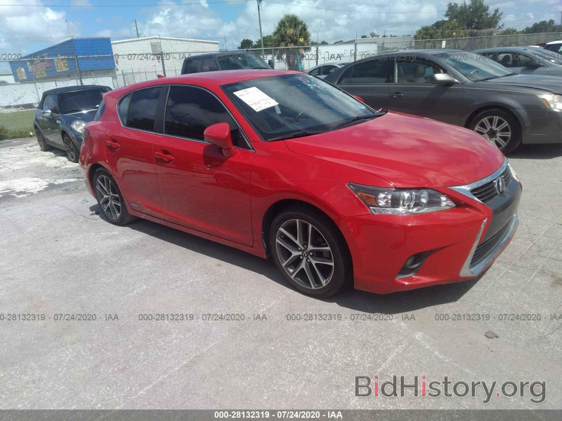 Photo JTHKD5BH2G2259244 - LEXUS CT 200H 2016