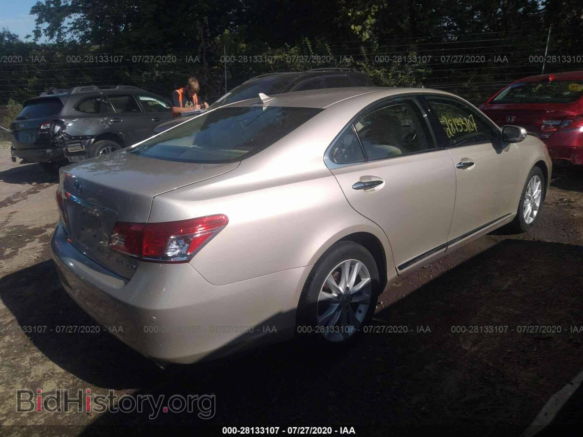 2011 LEXUS ES 350 - VIN: JTHBK1EG9B2447088 - Фото 4