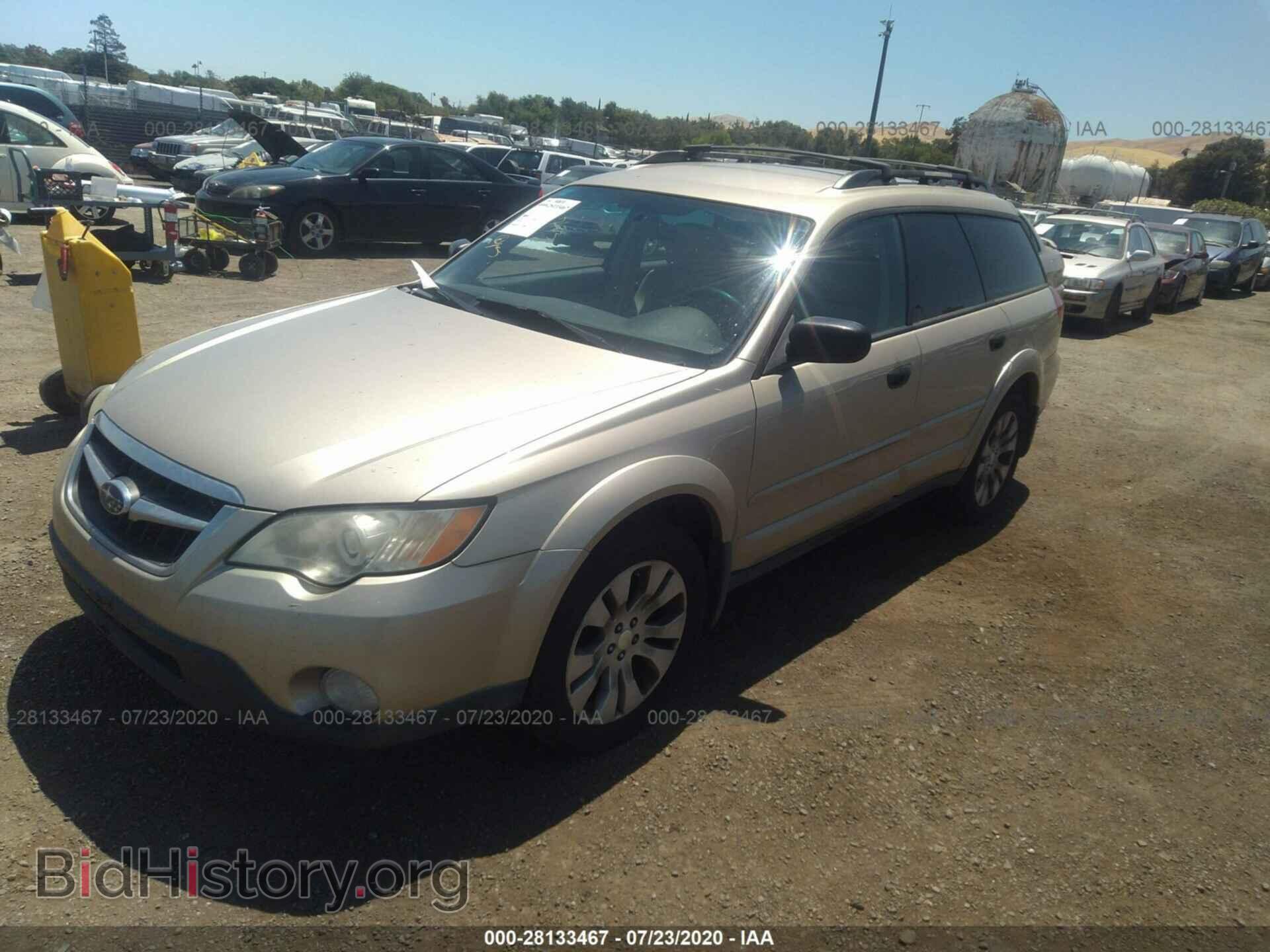 2008 SUBARU OUTBACK - VIN: 4S4BP61C487357549 - Фото 2