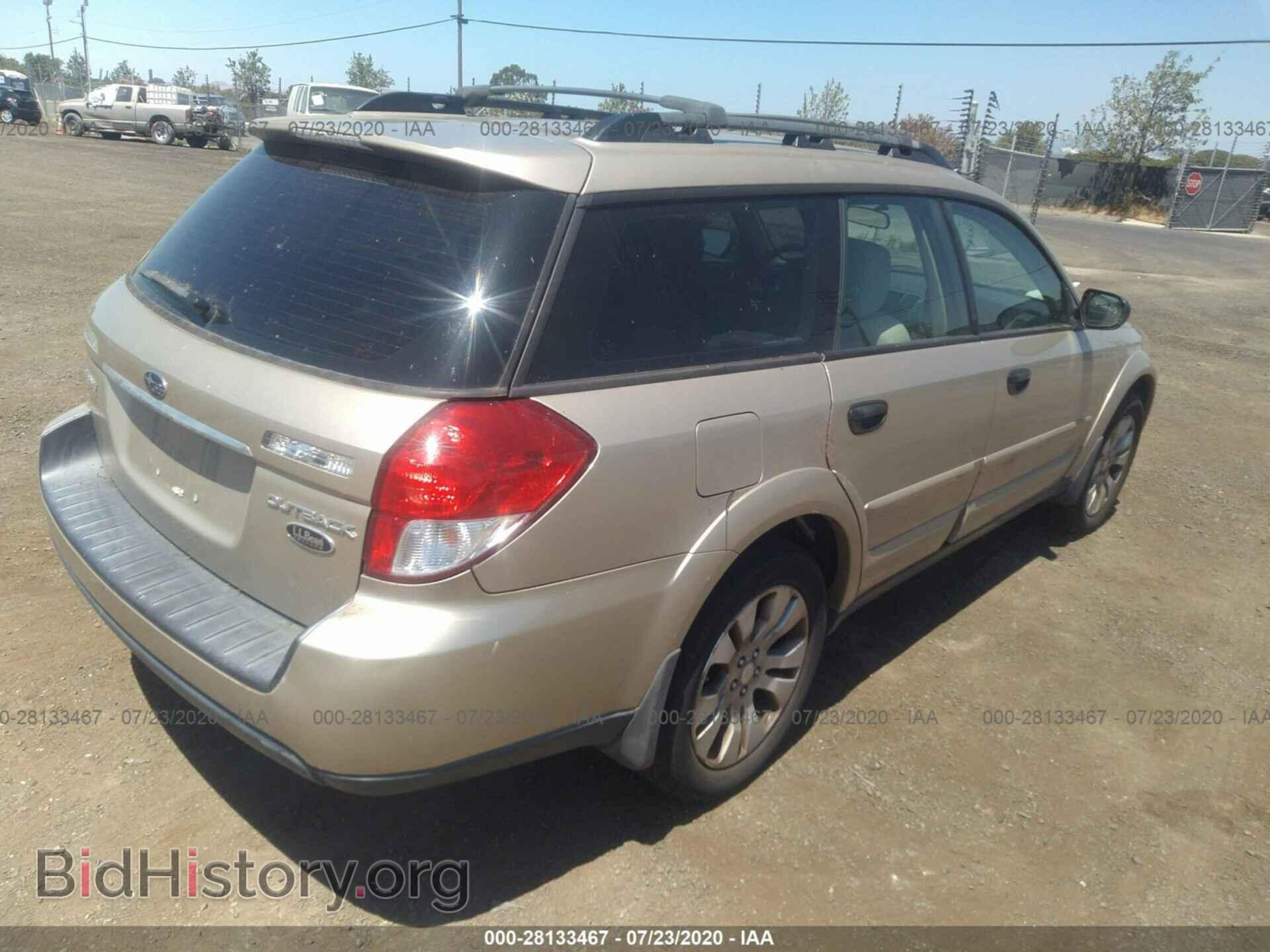 2008 SUBARU OUTBACK - VIN: 4S4BP61C487357549 - Фото 4