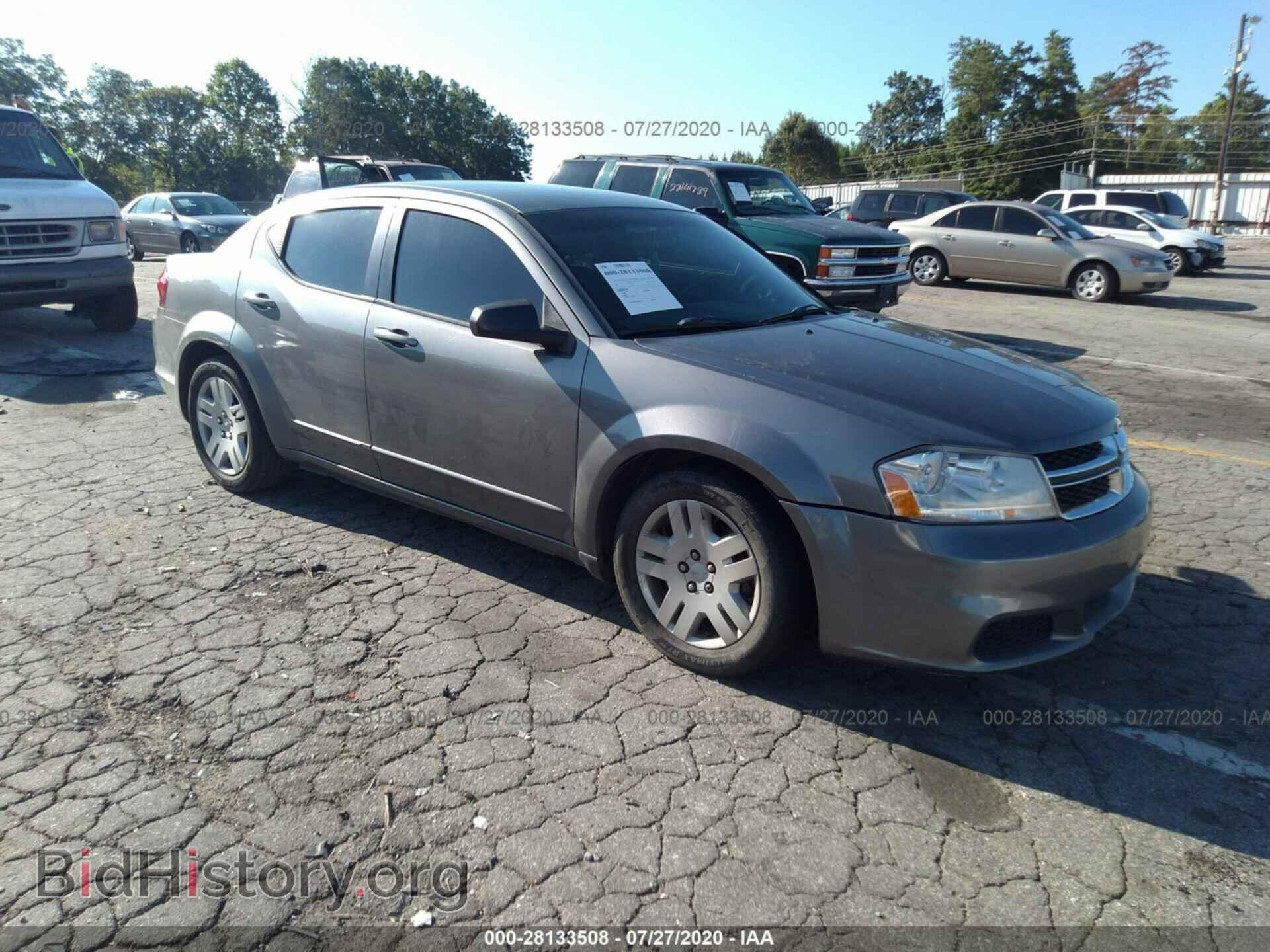 Photo 1C3CDZAB0CN274980 - DODGE AVENGER 2012