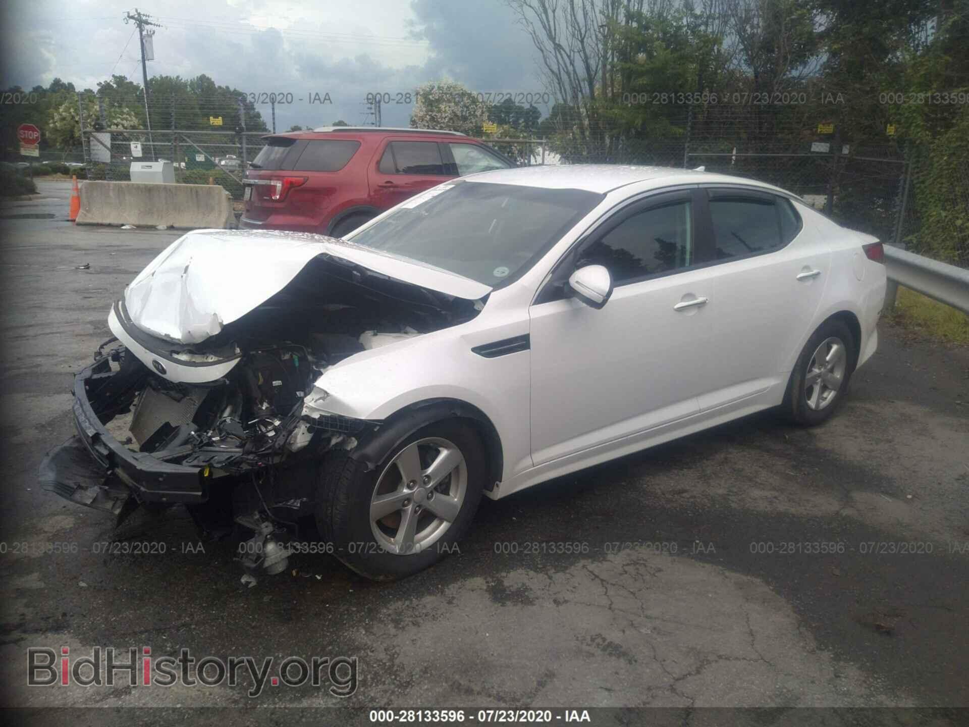 2015 KIA OPTIMA - VIN: KNAGM4A71F5663544 - Фото 2