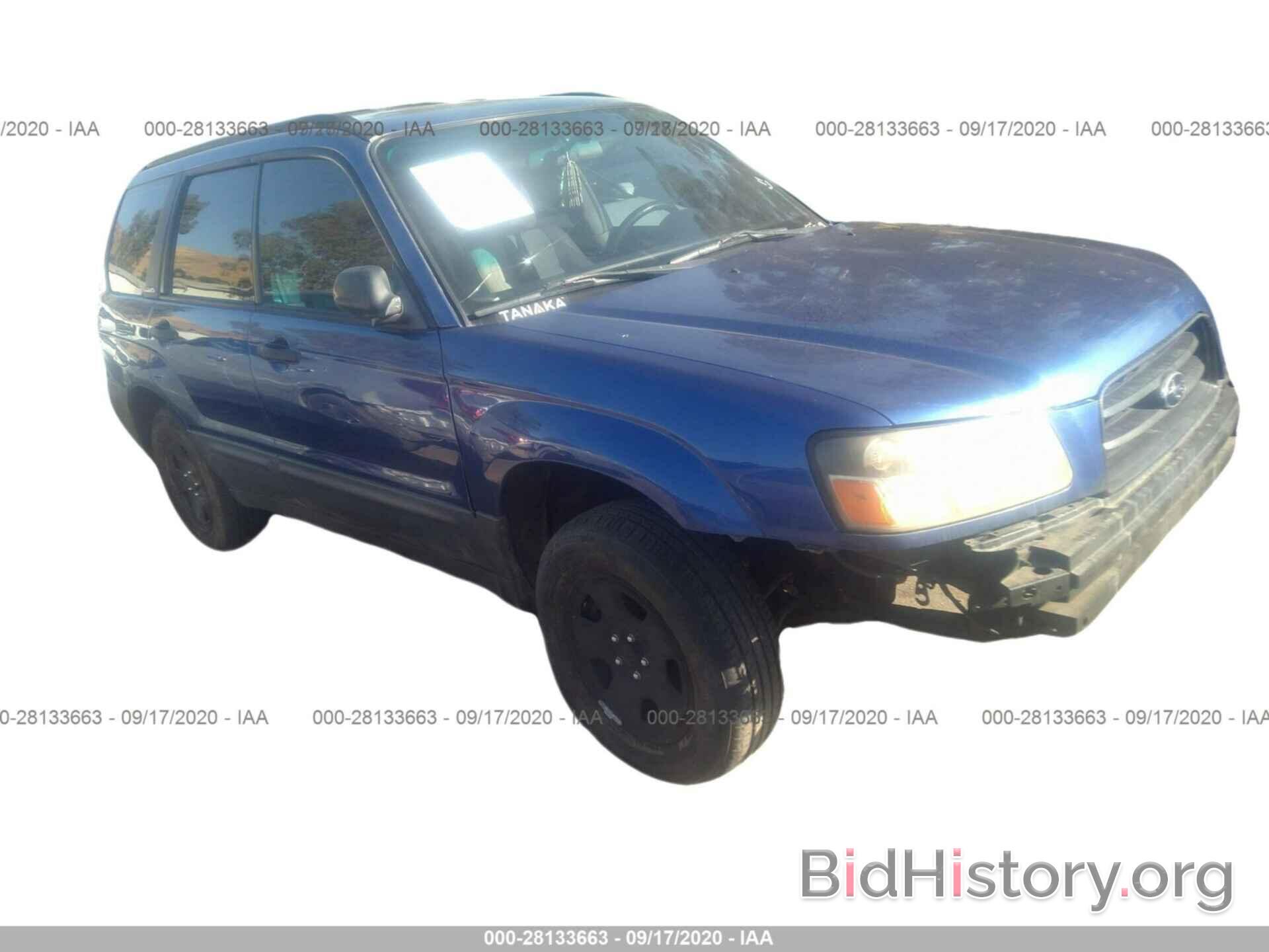 Photo JF1SG63603H760741 - SUBARU FORESTER 2003