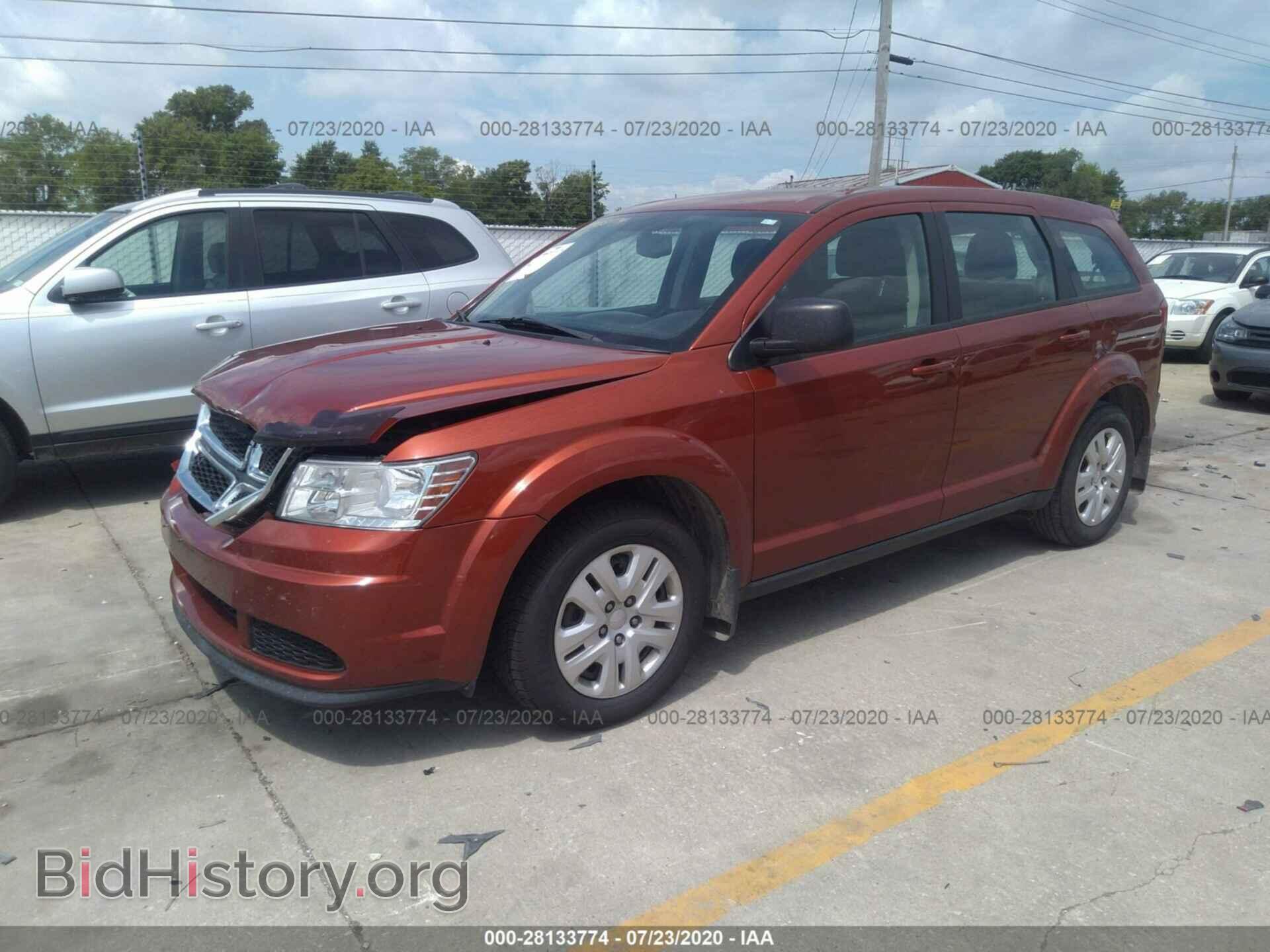 2014 DODGE JOURNEY - VIN: 3C4PDCAB4ET197205 - Фото 2