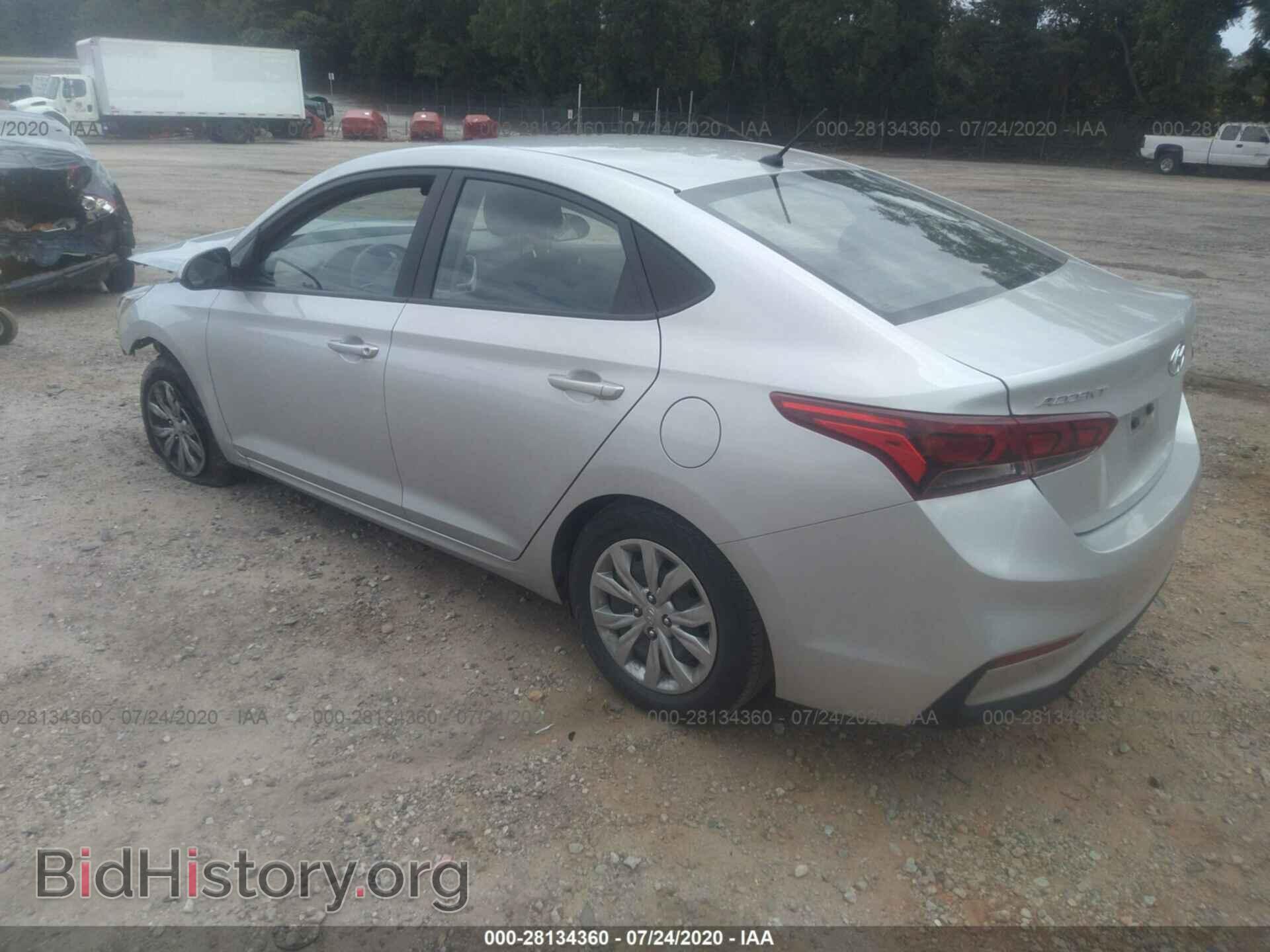 2019 HYUNDAI ACCENT - VIN: 3KPC24A3XKE050907 - Фото 3