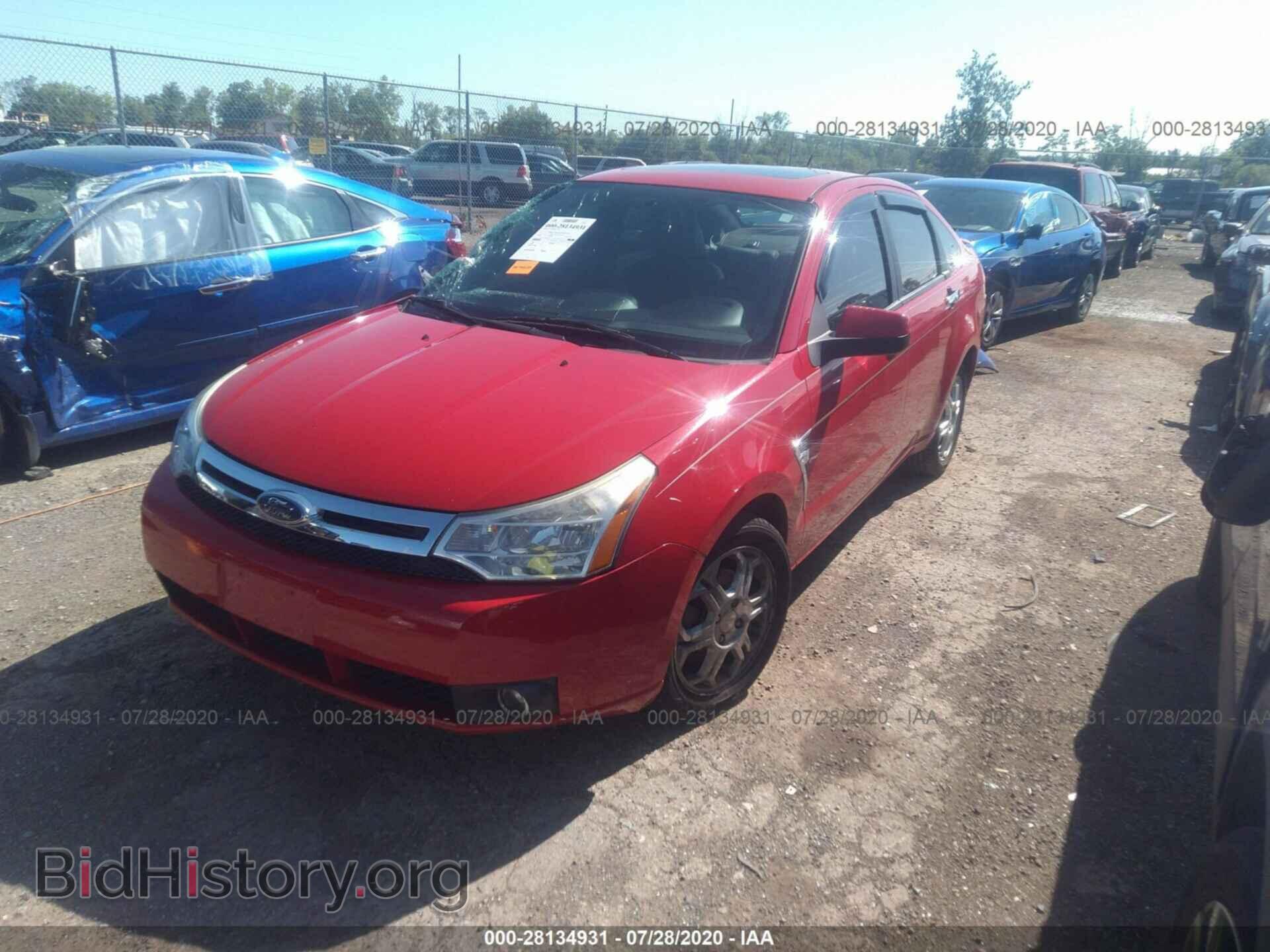 2008 FORD FOCUS - VIN: 1FAHP35N38W240971 - Фото 2