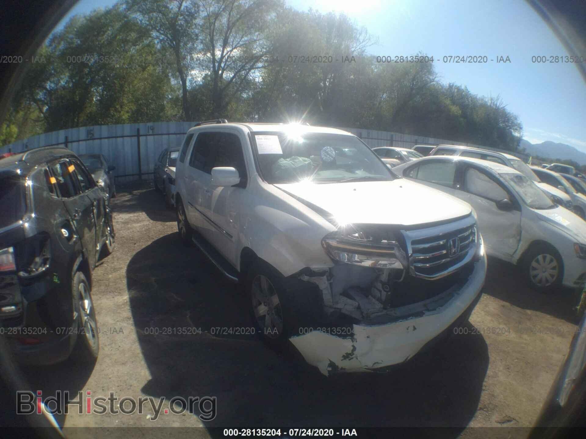 Photo 5FNYF3H91CB007633 - HONDA PILOT 2012