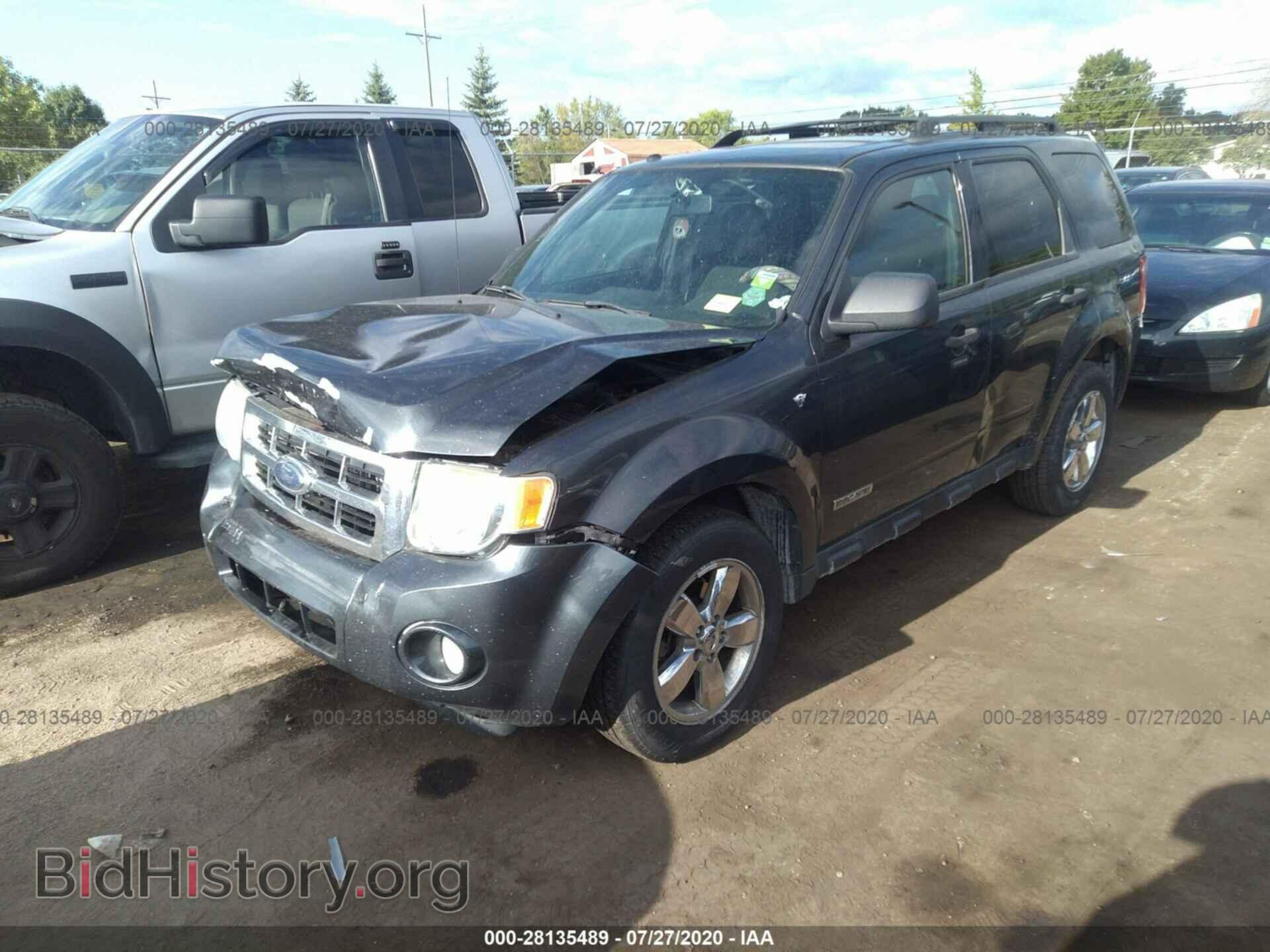 2008 FORD ESCAPE - VIN: 1FMCU93108KD47222 - Фото 2