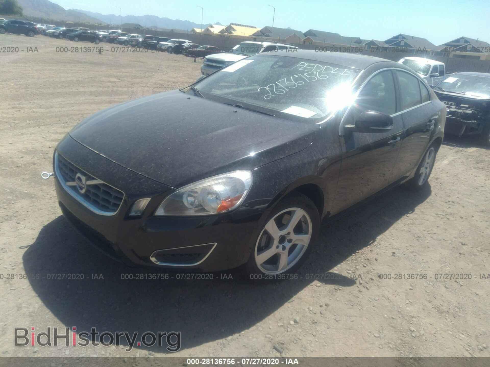 2012 VOLVO S60 - VIN: YV1622FS5C2124258 - Фото 2