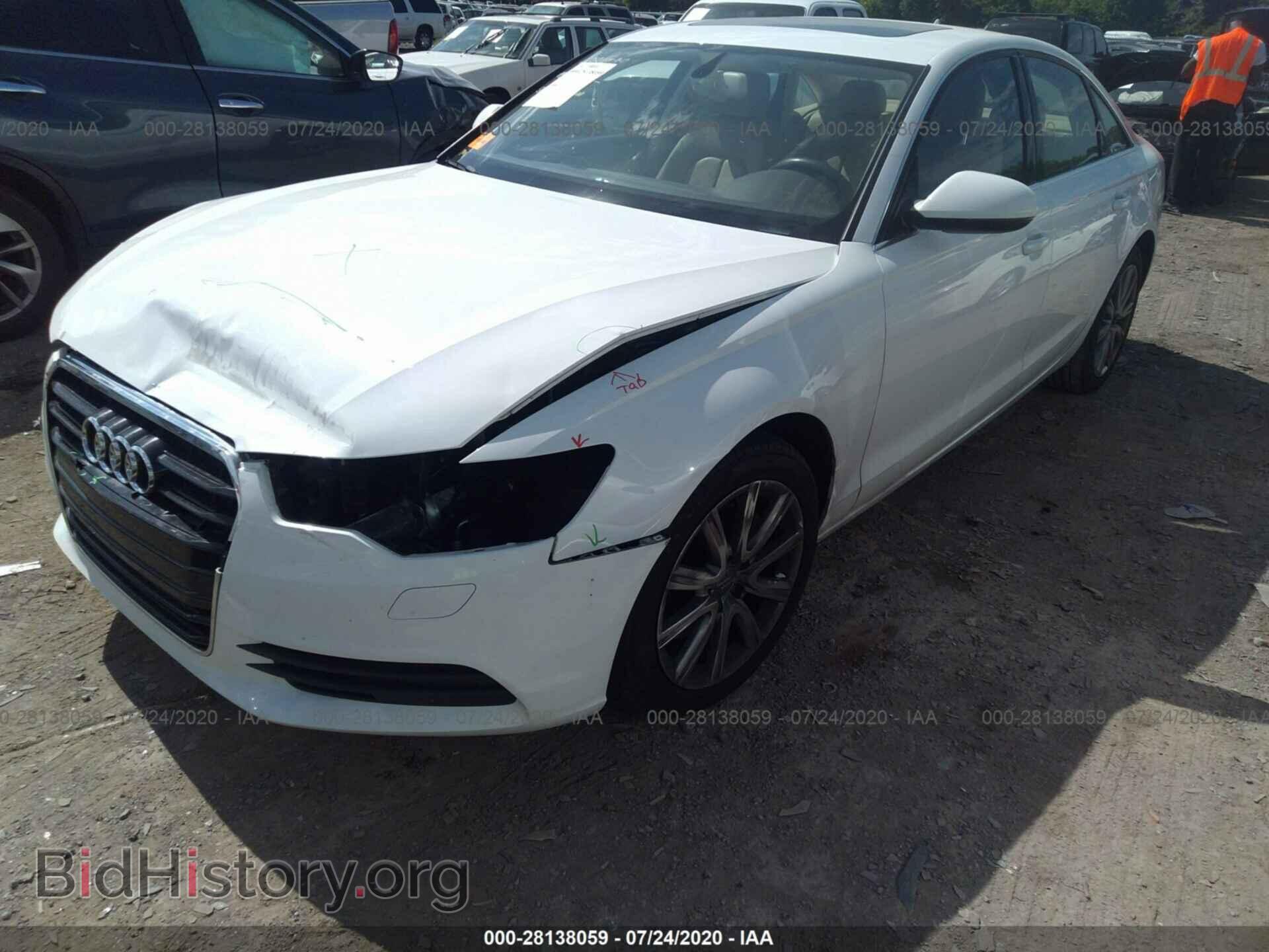 2014 AUDI A6 - VIN: WAUCFAFC9EN098925 - Фото 2