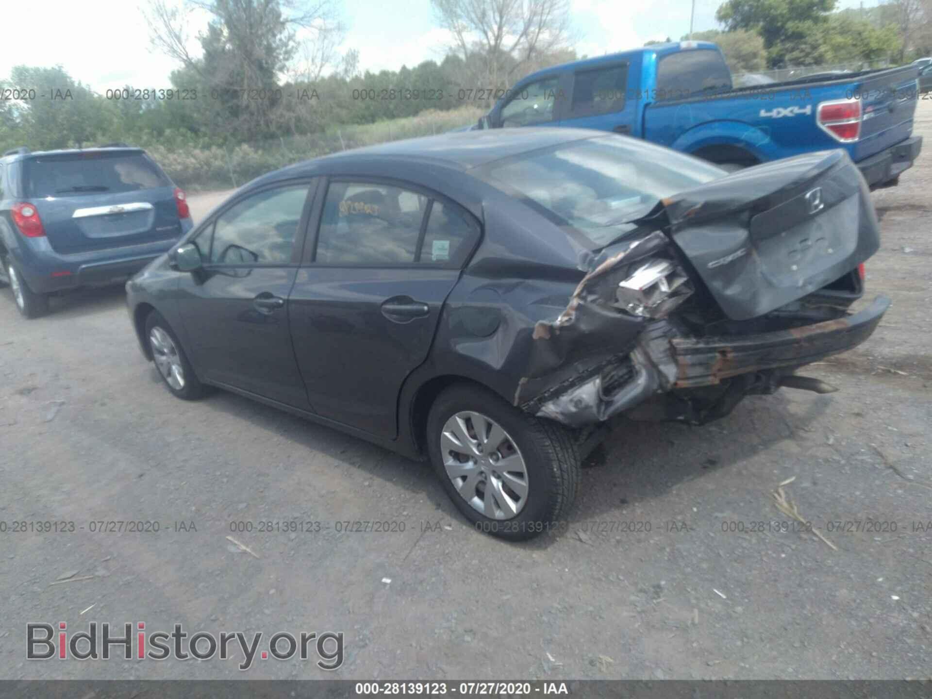 2012 HONDA CIVIC SDN - VIN: 2HGFB2F57CH591237 - Фото 3