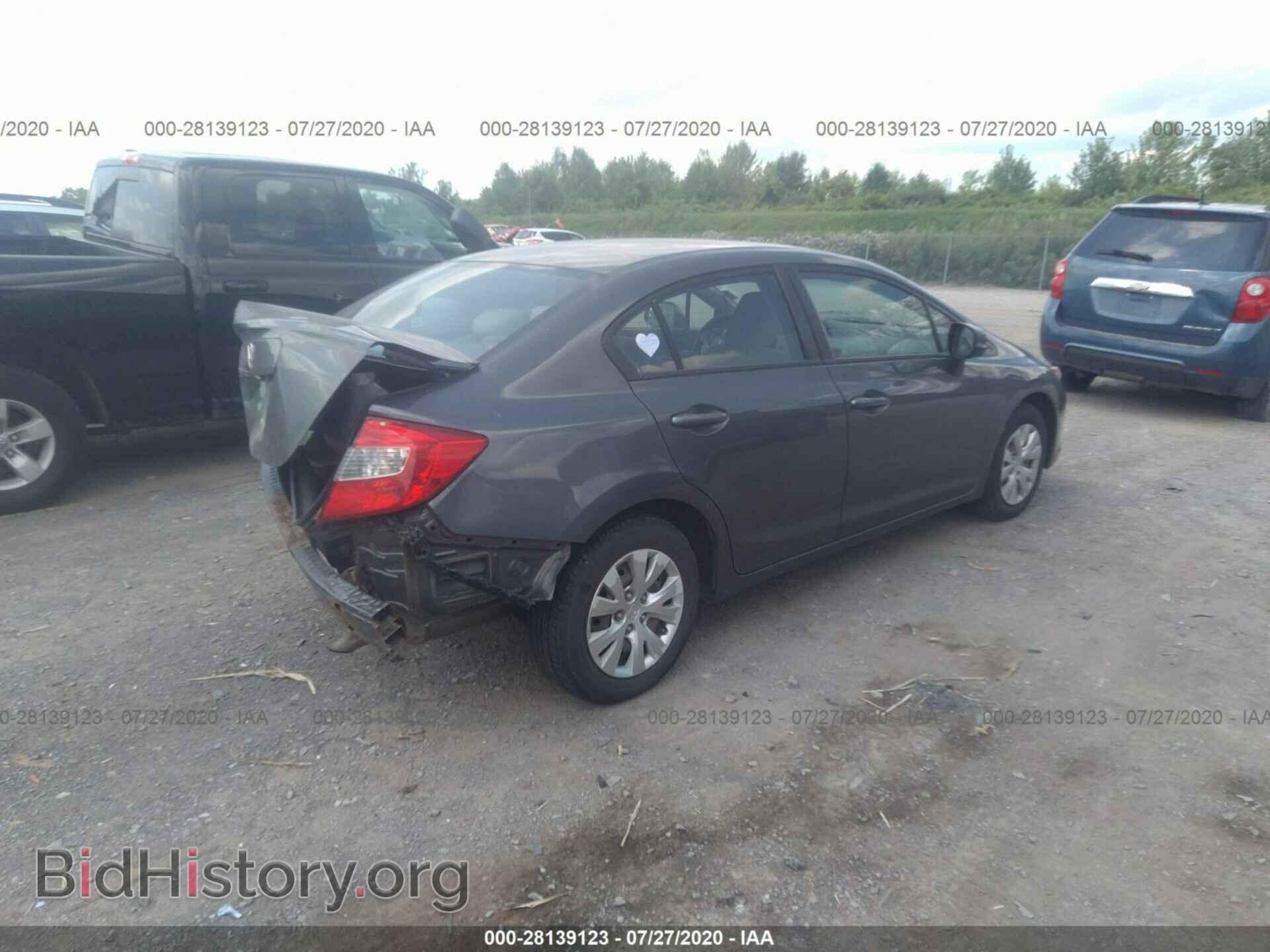 2012 HONDA CIVIC SDN - VIN: 2HGFB2F57CH591237 - Фото 4