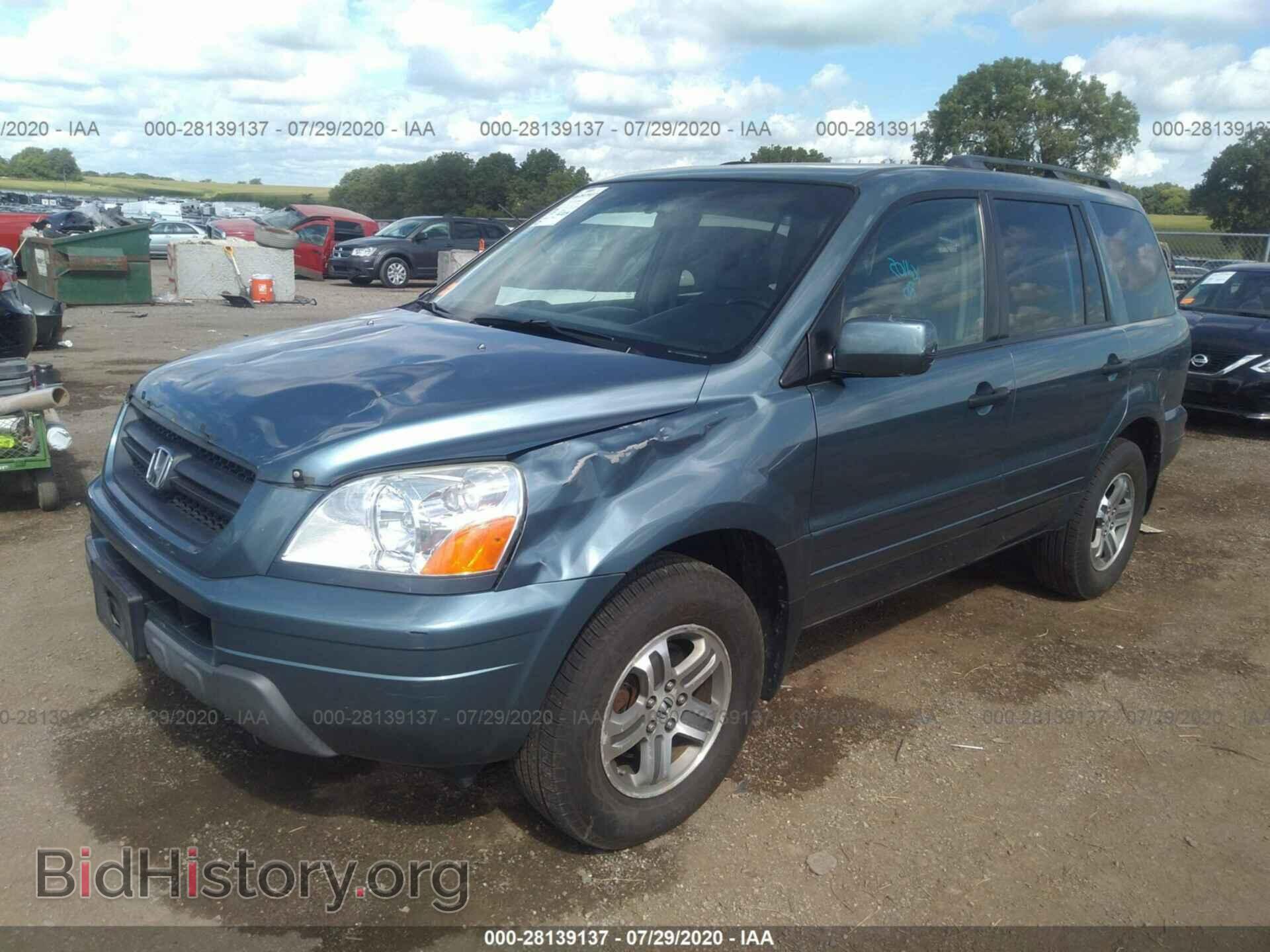 2005 HONDA PILOT - VIN: 5FNYF18585B065730 - Фото 2
