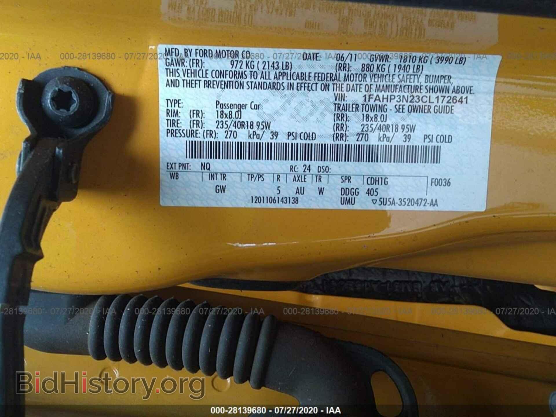 2012 FORD FOCUS - VIN: 1FAHP3N23CL172641 - Photo 9
