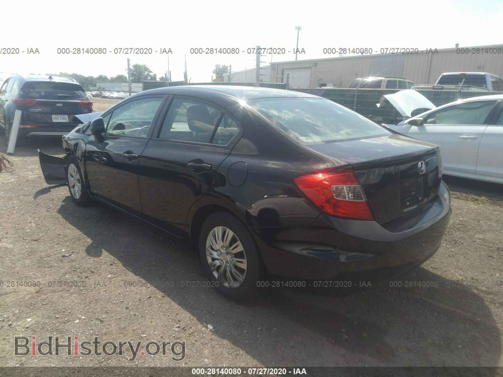 2012 HONDA CIVIC SDN - VIN: 19XFB2F53CE098925 - Фото 3
