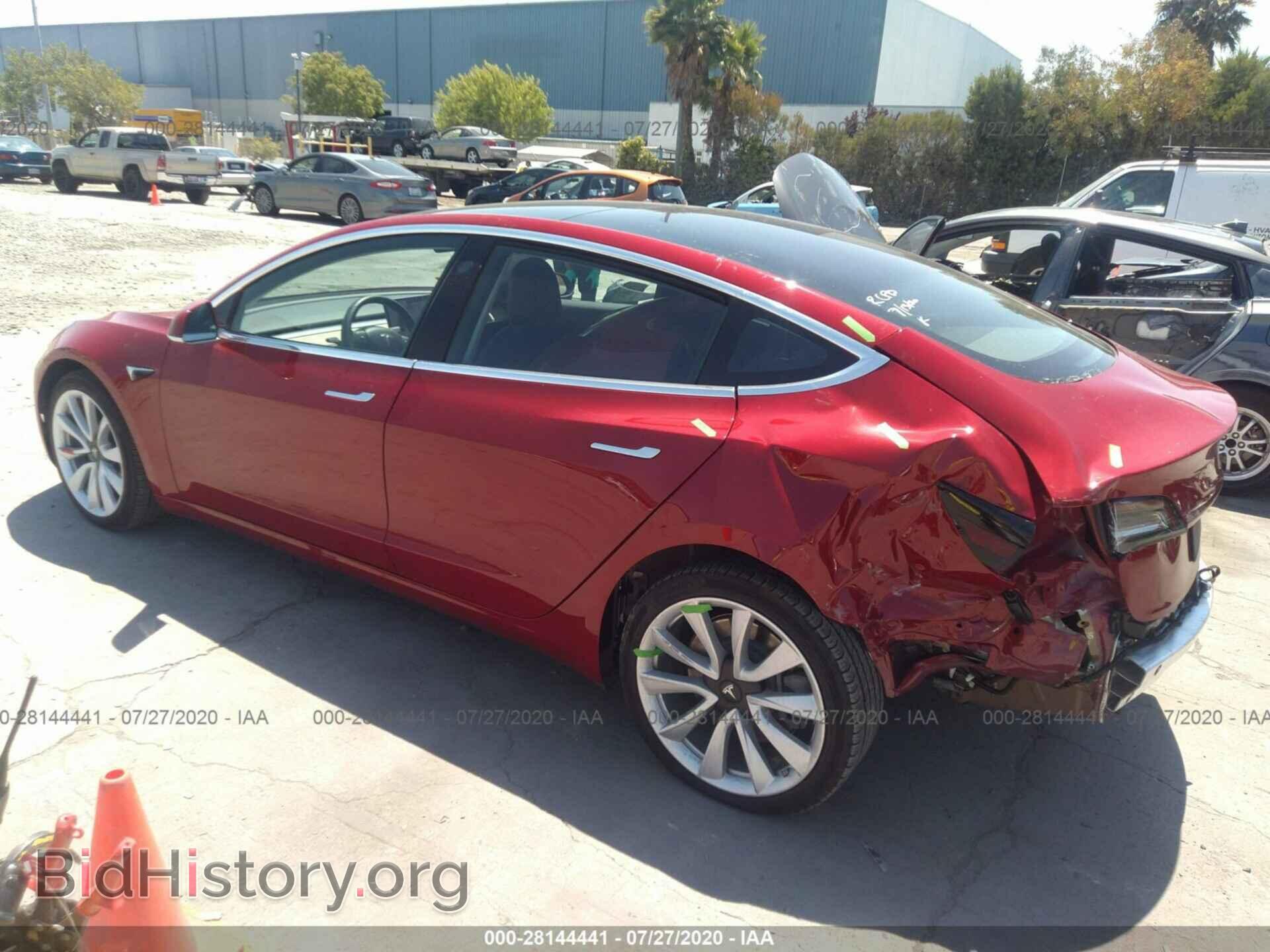 2019 TESLA MODEL 3 - VIN: 5YJ3E1EBXKF453741 - Фото 3