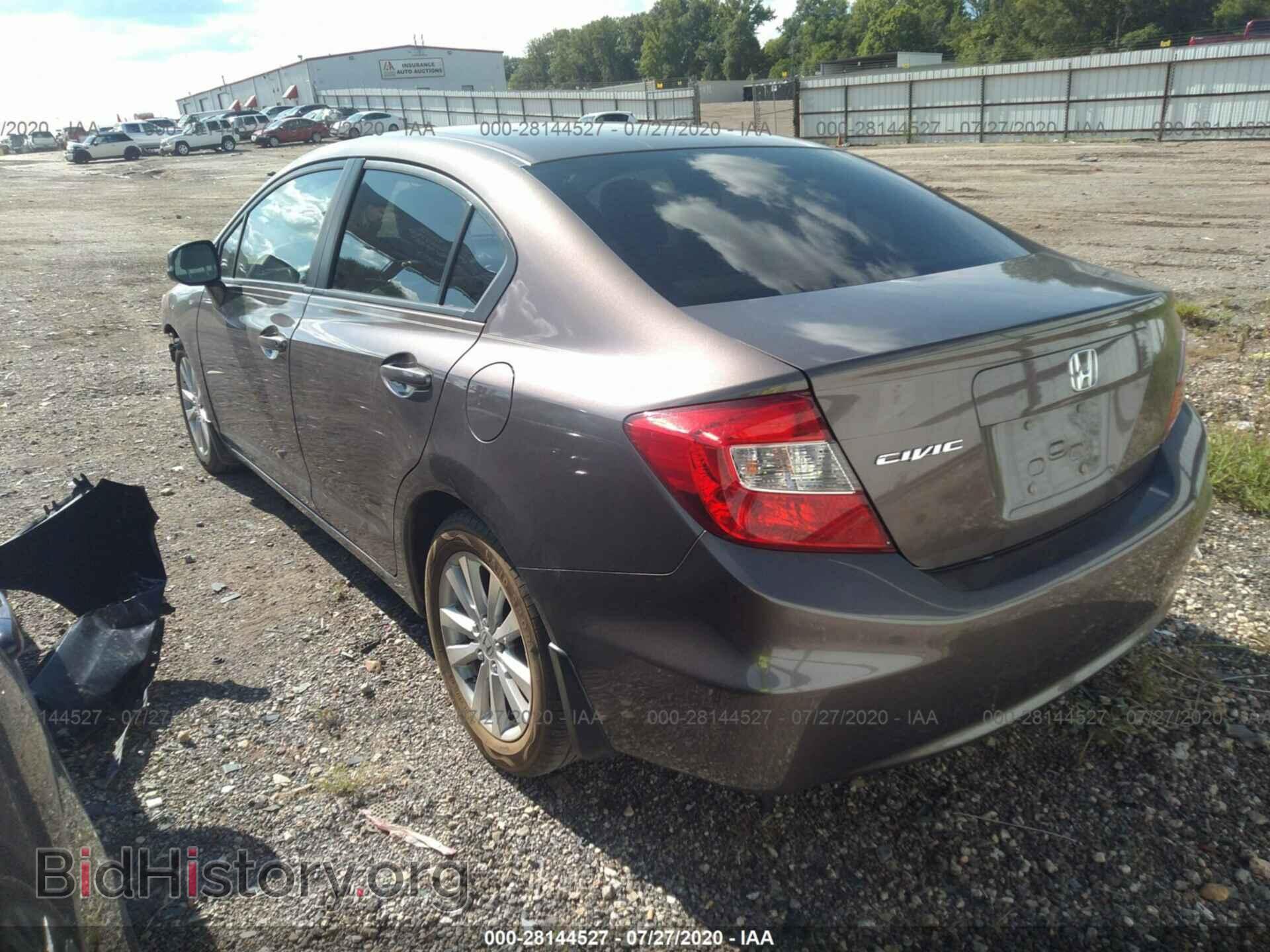 2012 HONDA CIVIC SDN - VIN: 2HGFB2F81CH541766 - Фото 3
