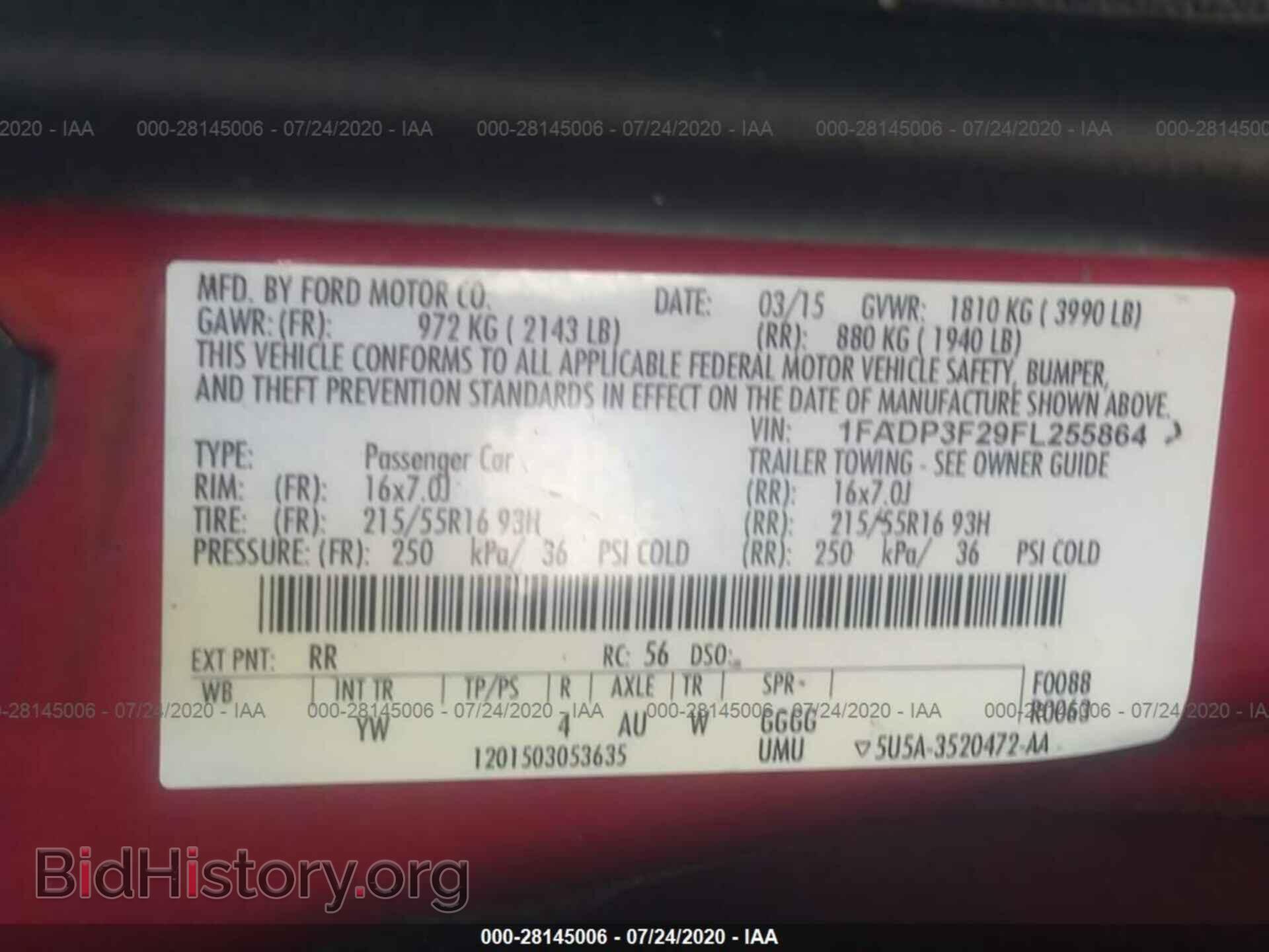 2015 FORD FOCUS - VIN: 1FADP3F29FL255864 - Photo 9