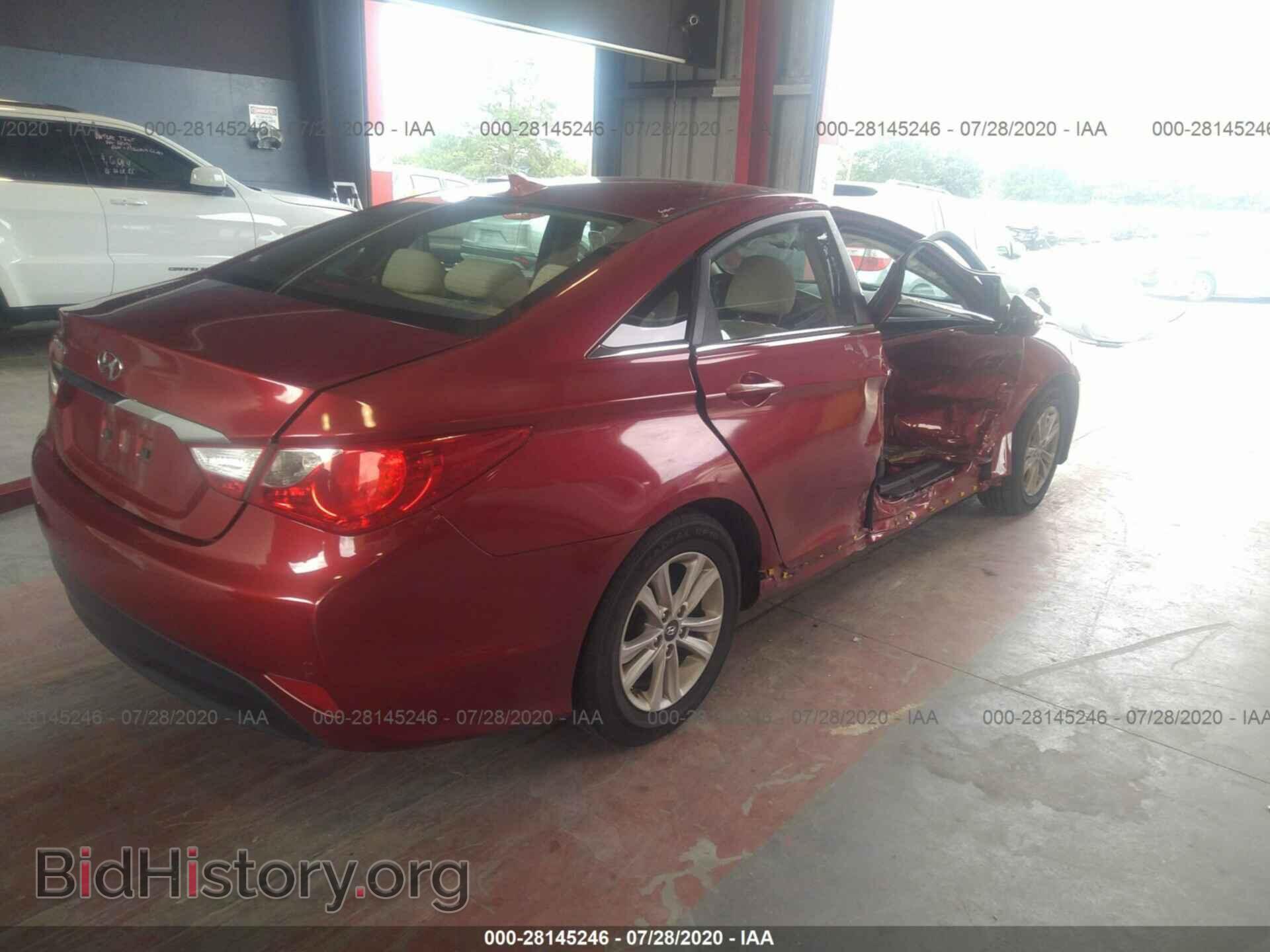 2014 HYUNDAI SONATA - VIN: 5NPEB4AC4EH881165 - Фото 4