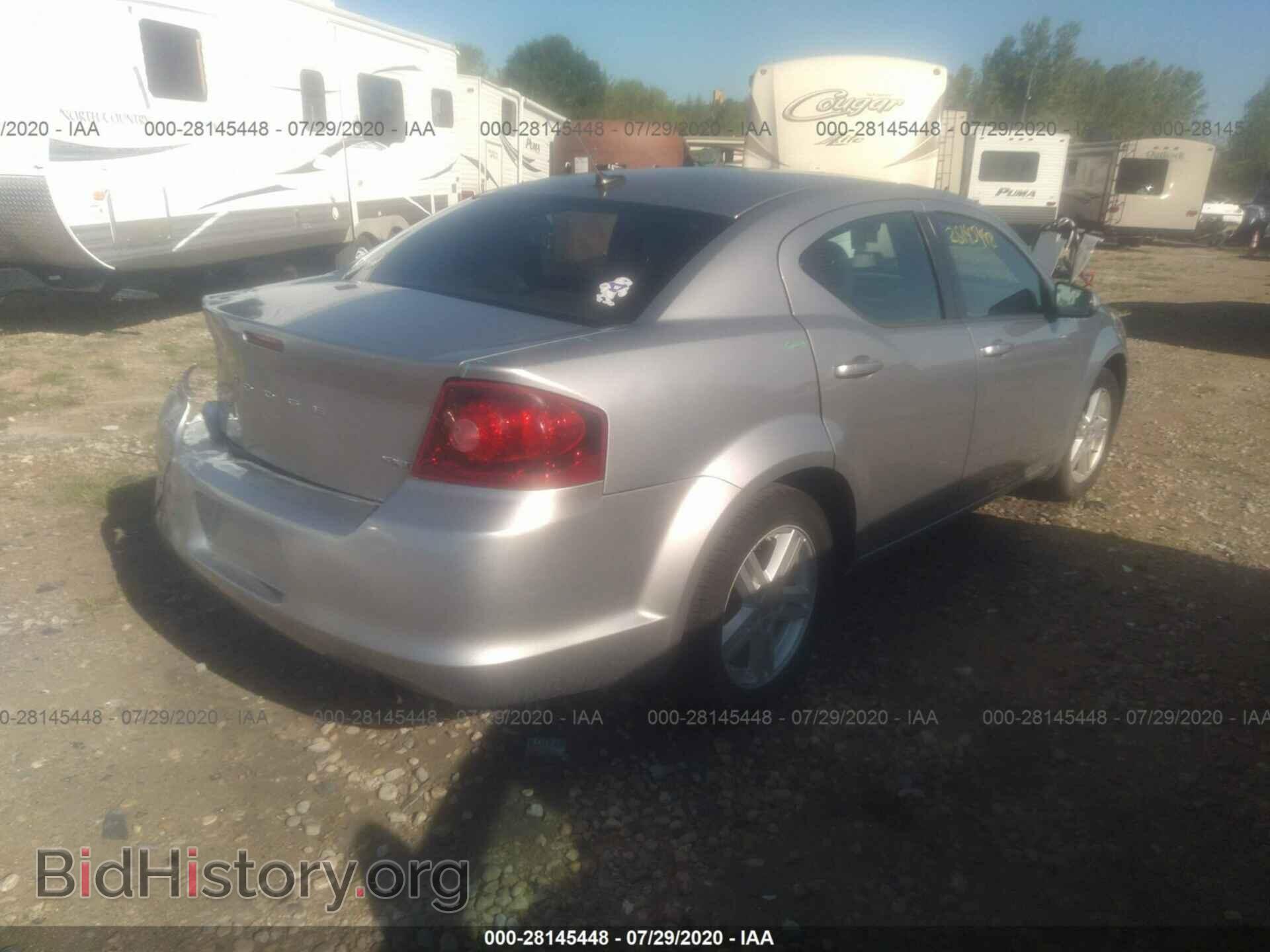 2013 DODGE AVENGER - VIN: 1C3CDZCB2DN624852 - Фото 4