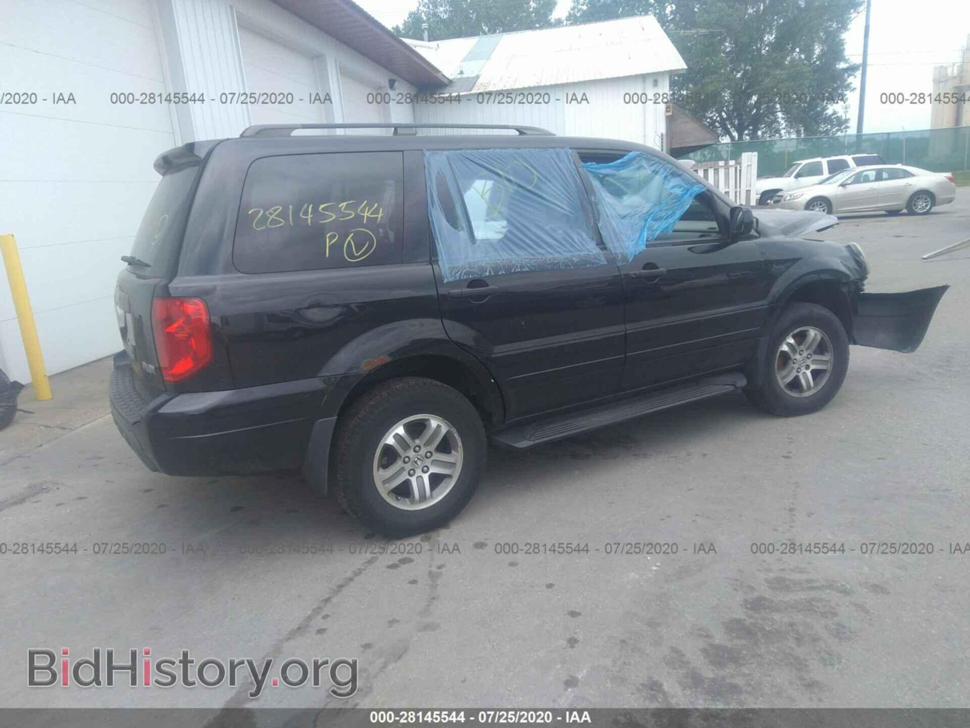 2005 HONDA PILOT - VIN: 5FNYF18555B018462 - Фото 4