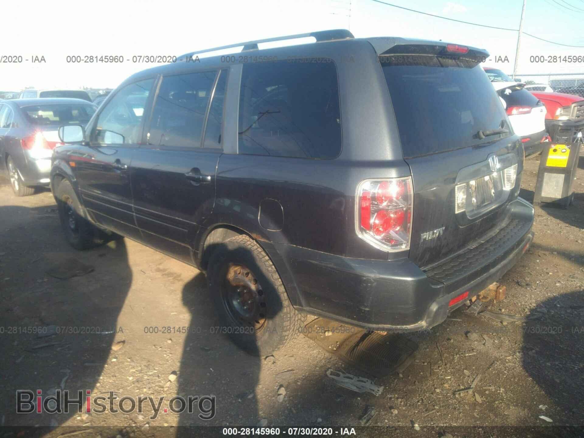 2006 HONDA PILOT - VIN: 2HKYF18436H511986 - Фото 3